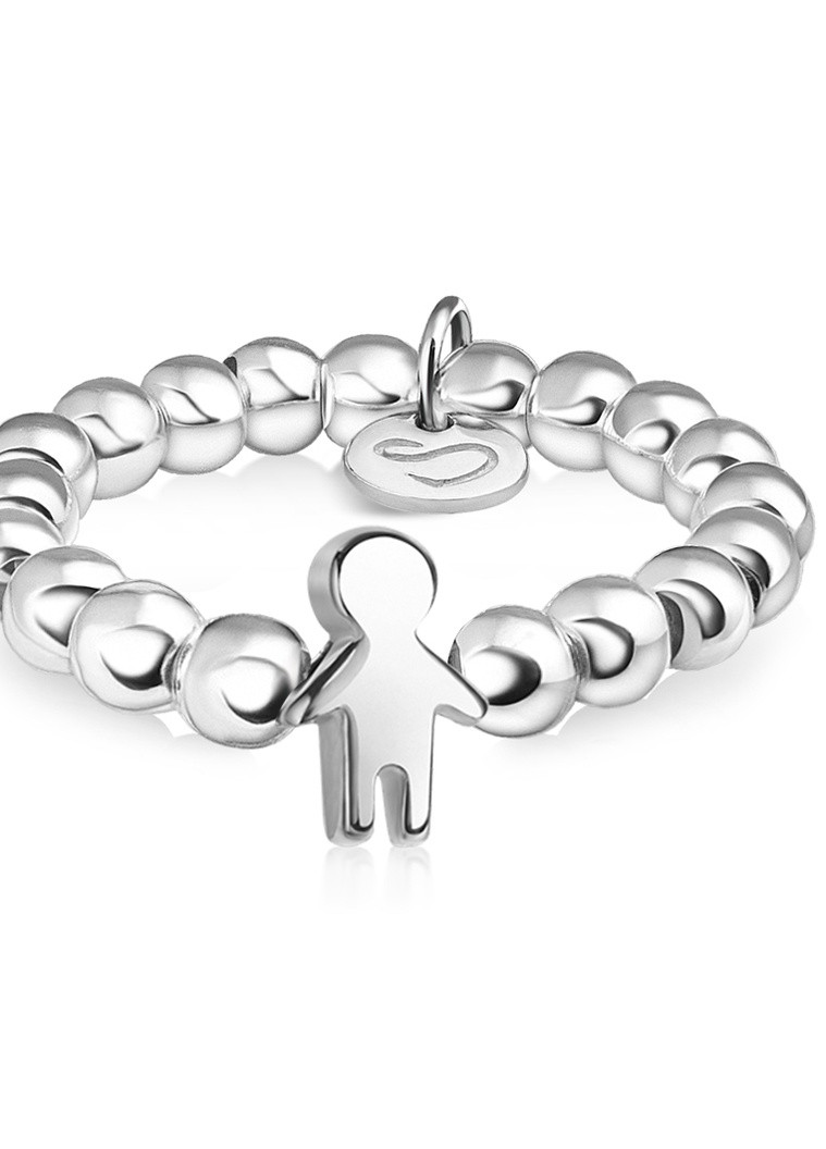 Серебряное кольцо из бусин «Мальчик» размер 18 Peninsula (226765875)