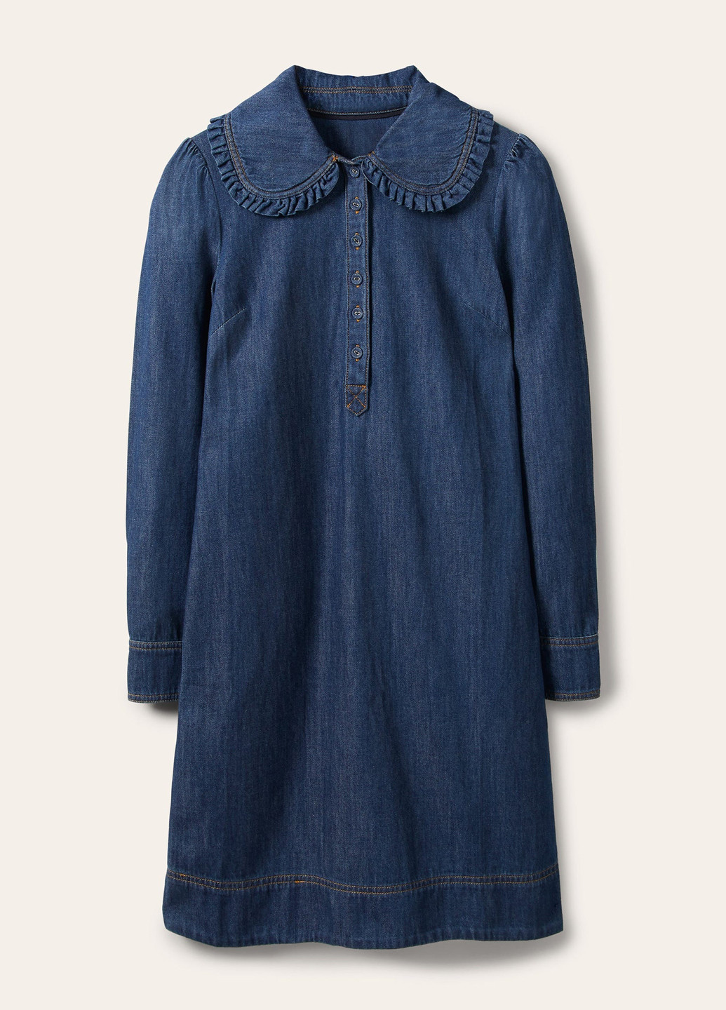 Синя джинсова сукня сукня-сорочка Boden однотонна