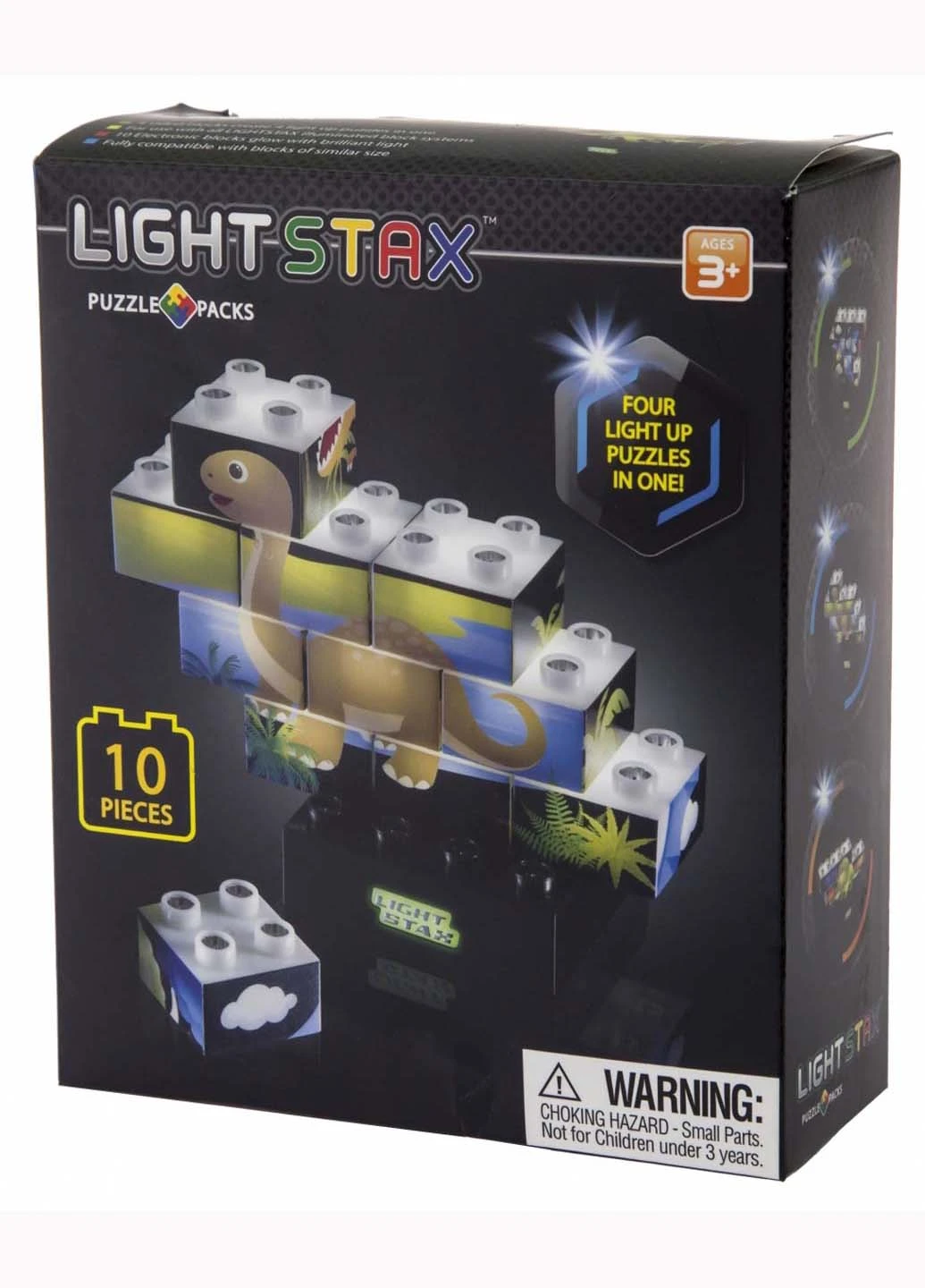 Конструктор Light STAX Puzzle Dino Edition 10 элементов (207382976)