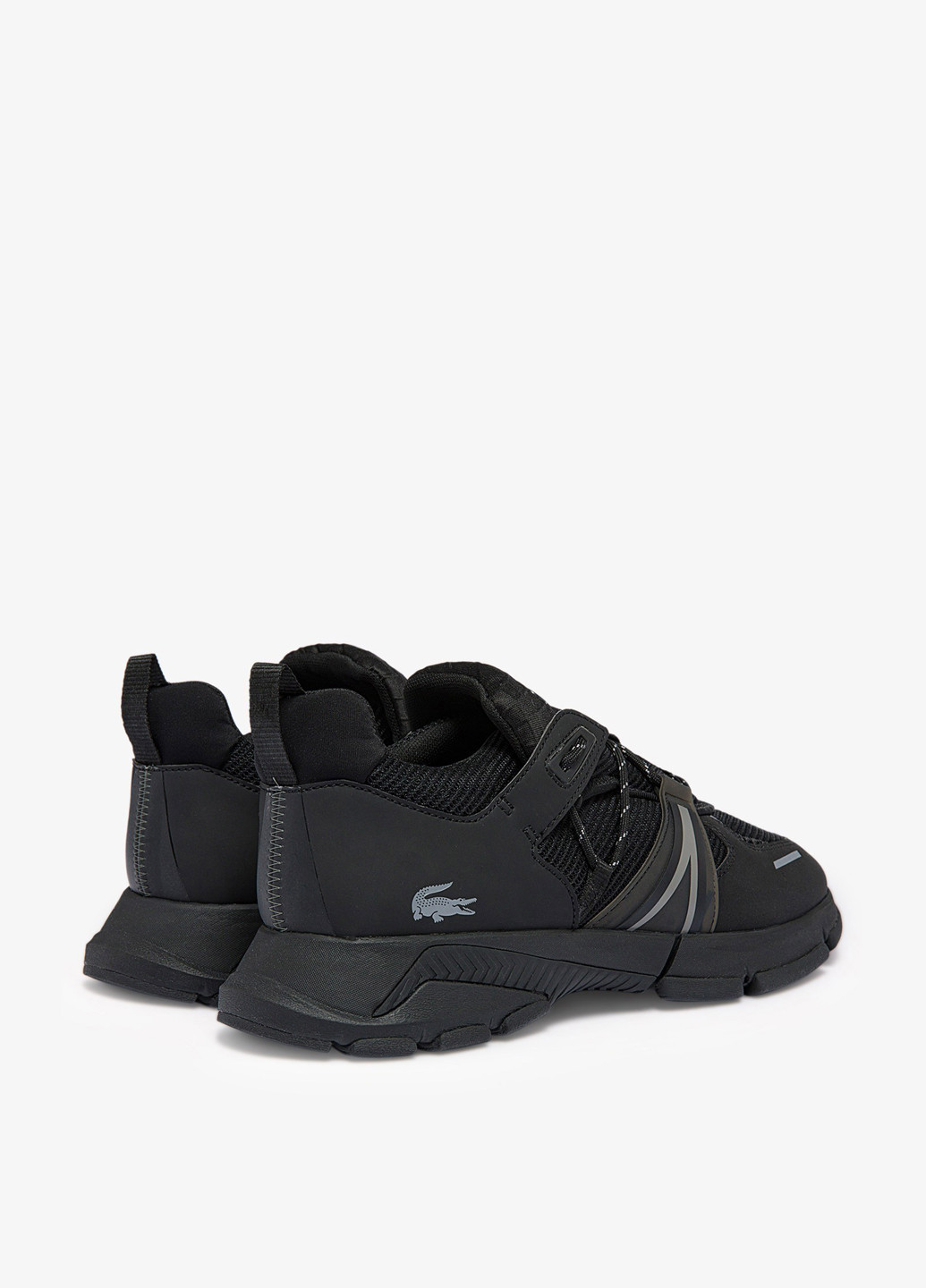 Черные всесезонные кроссовки Lacoste L003