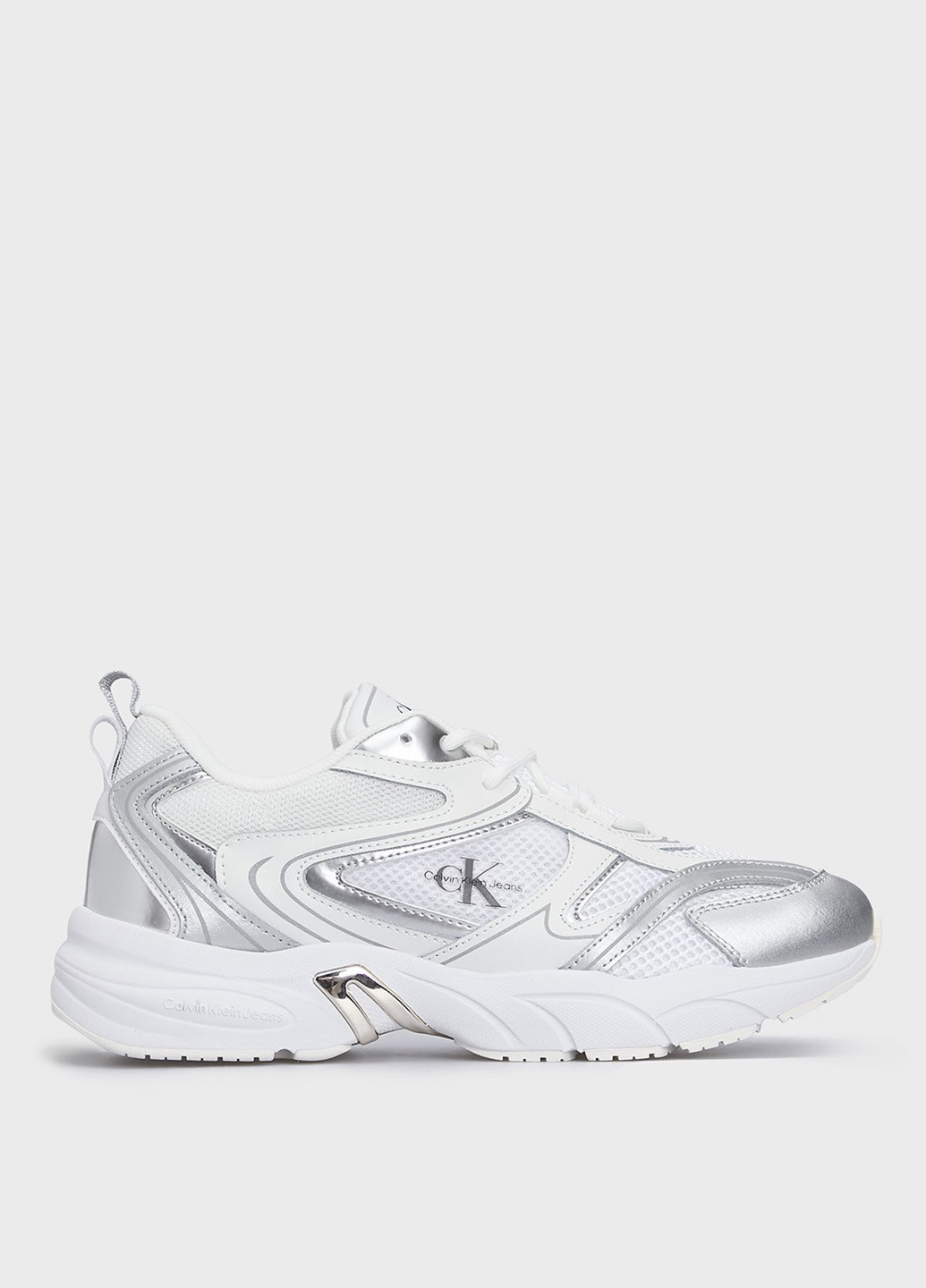 Кроссовки Calvin Klein Jeans серебряные демисезоны (328213881)