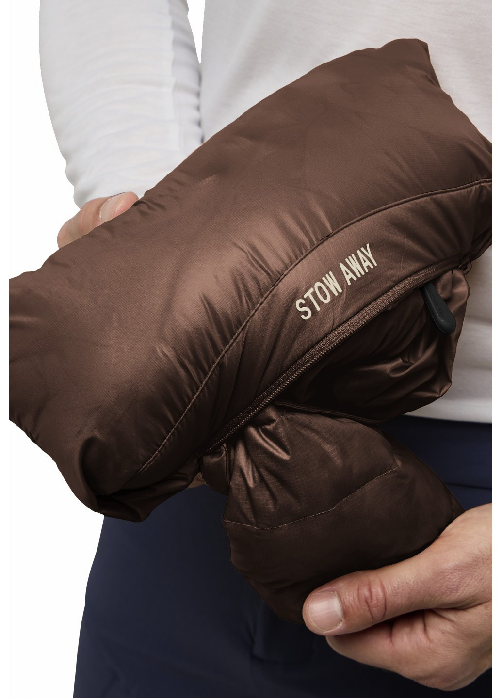 Коричневий демісезонний Пуховик Jack Wolfskin