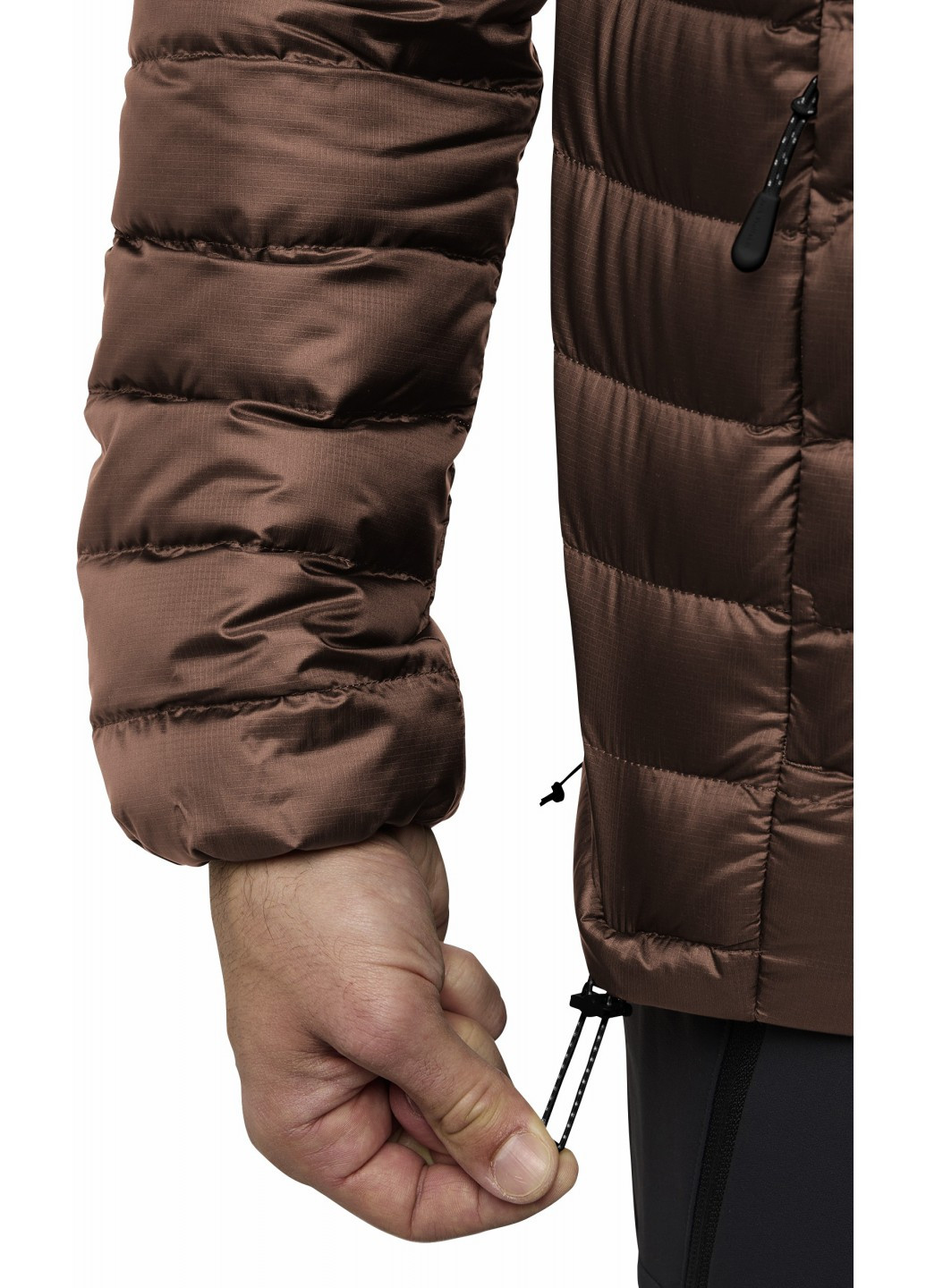 Коричневий демісезонний Пуховик Jack Wolfskin