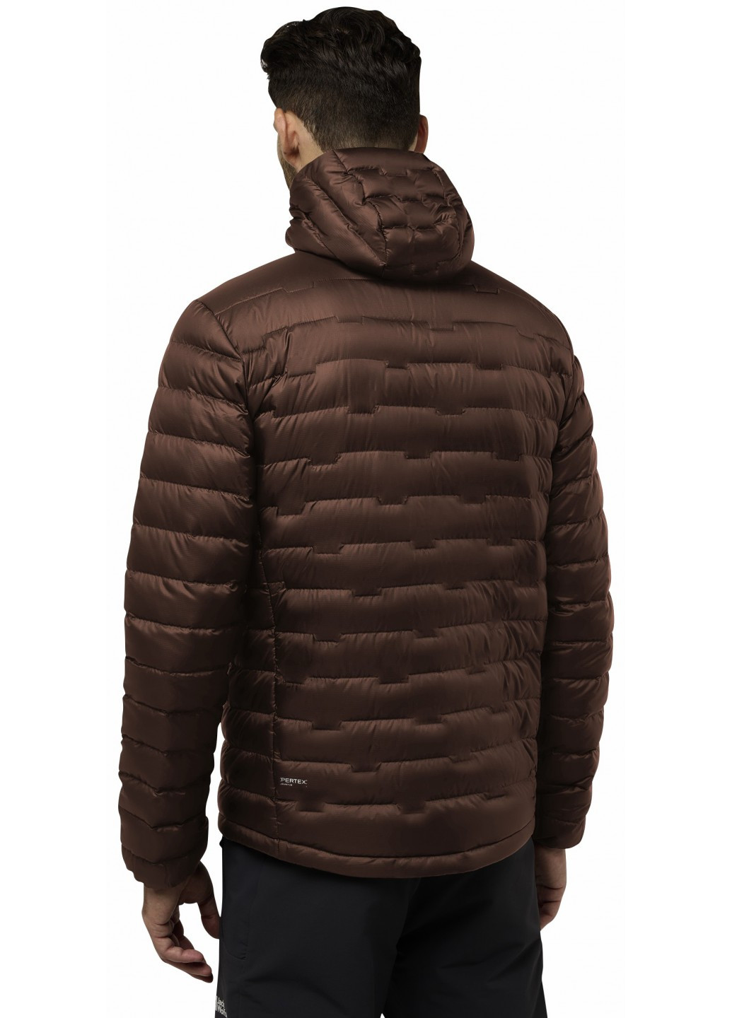 Коричневий демісезонний Пуховик Jack Wolfskin