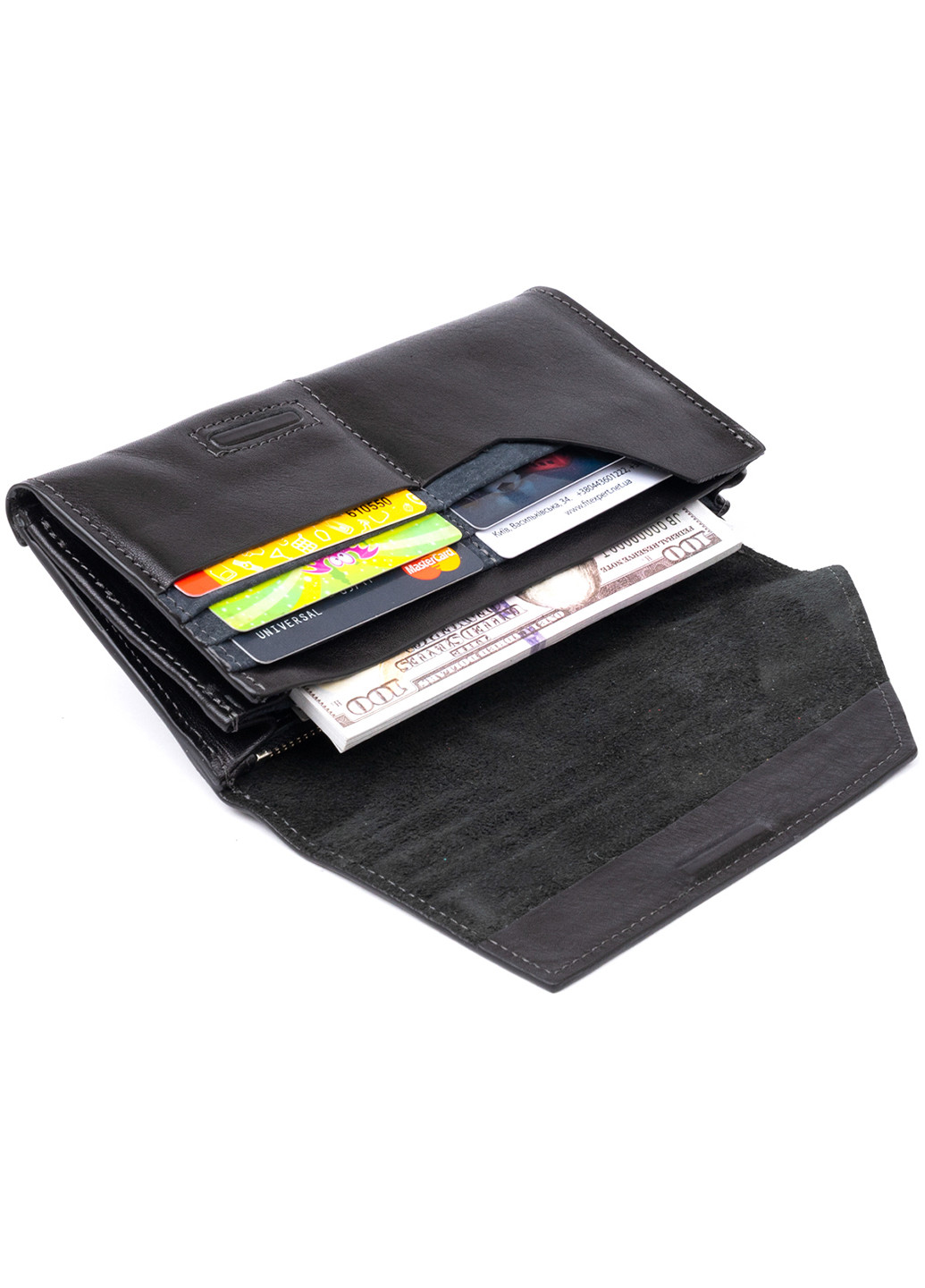 Шкіряний гаманець 20х10х2,5 см Grande Pelle (253491104)