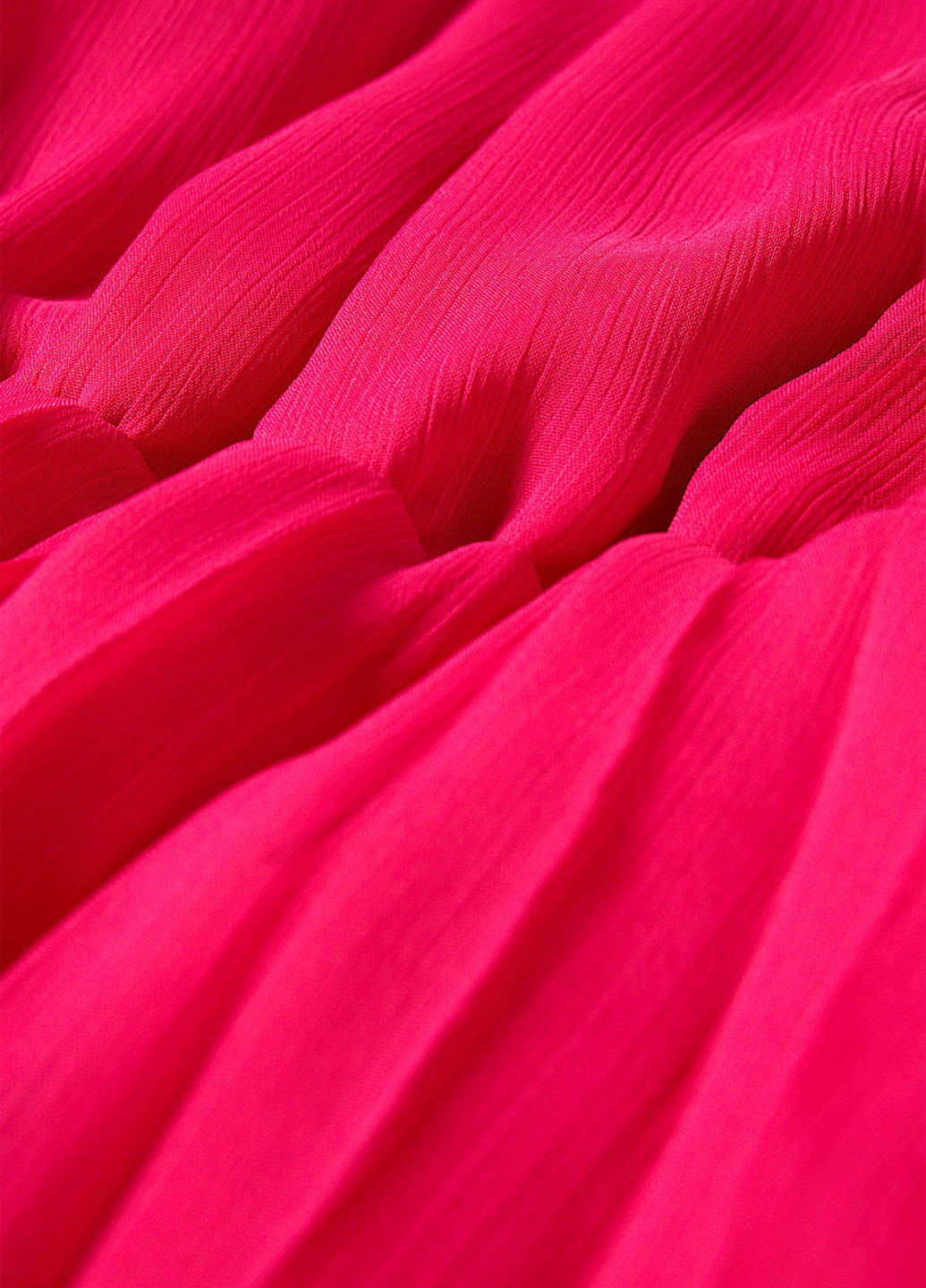 Розовое кэжуал платье плиссированное C&A однотонное