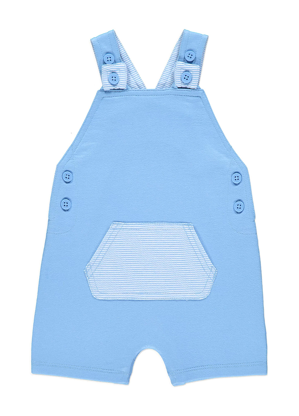 Блакитний літній комплект (напівкомбінезон, боді) George