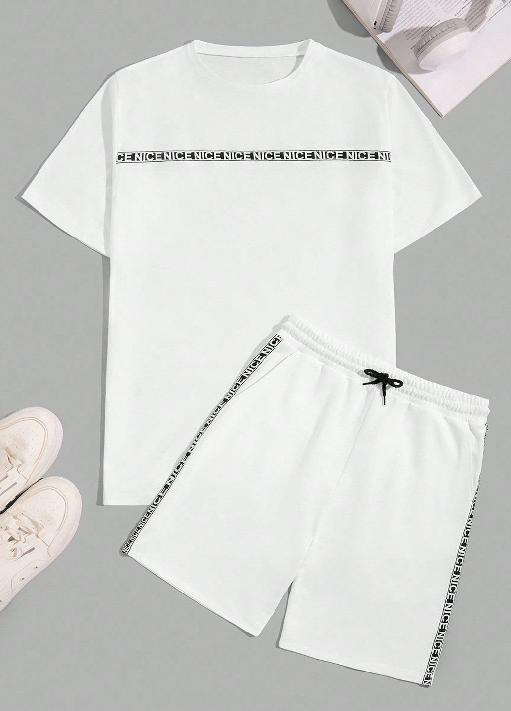 Костюм (футболка, шорты) SHEIN (367018136)