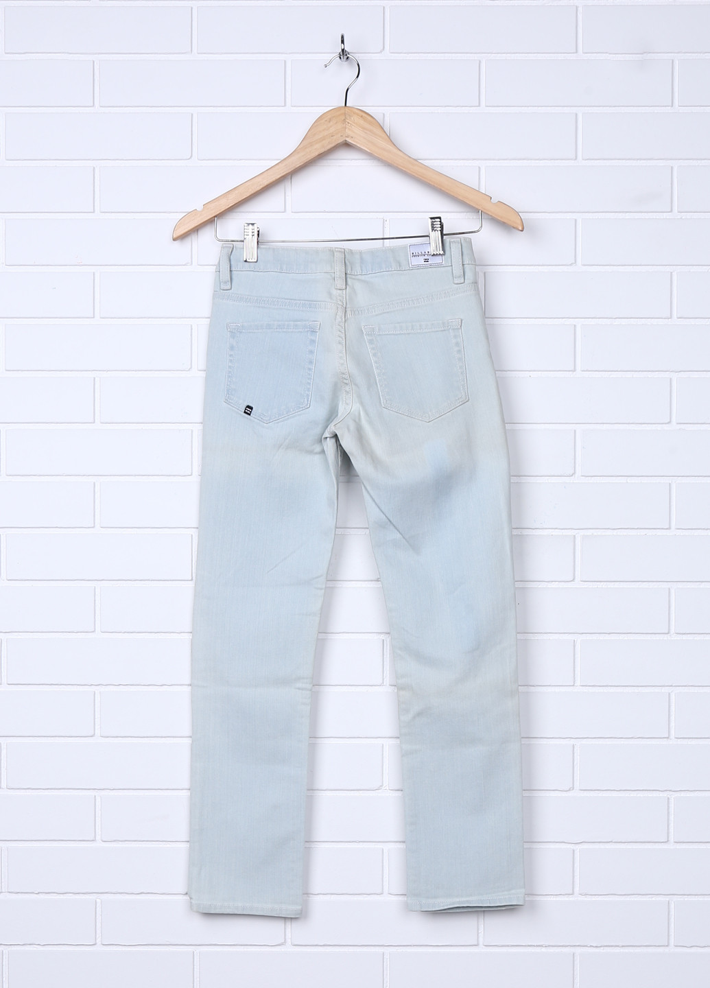 Голубые демисезонные со средней талией джинсы Billabong