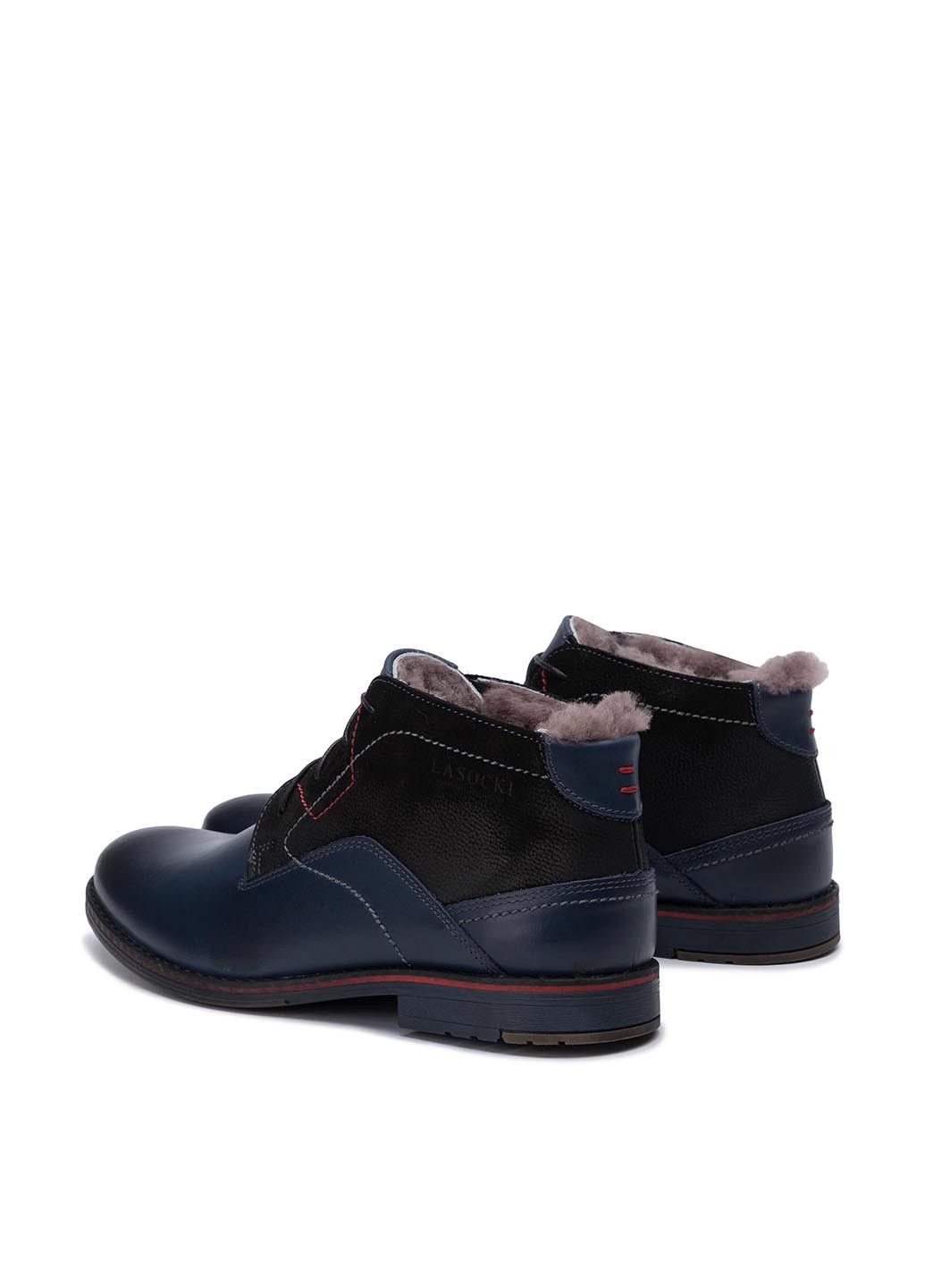 Темно-синие зимние черевики for men sm-187 Lasocki