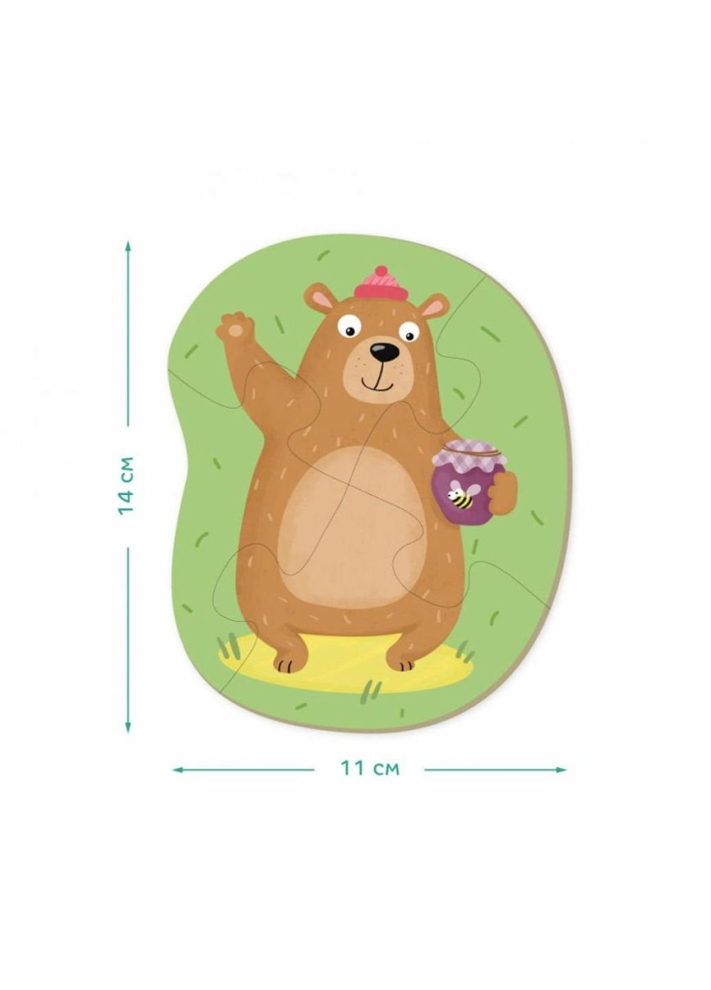 Пазл 2-3-4 елементи Лісові тварини (300195) Dodo (252419500)