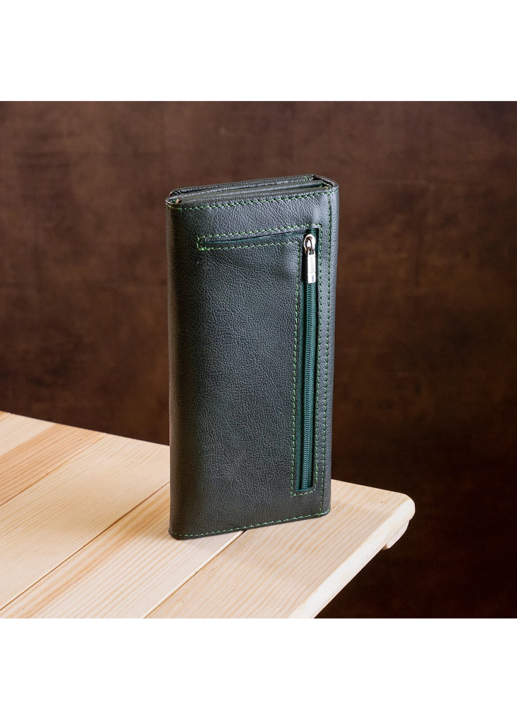 Жіночий шкіряний гаманець 17х9 см st leather (229460330)