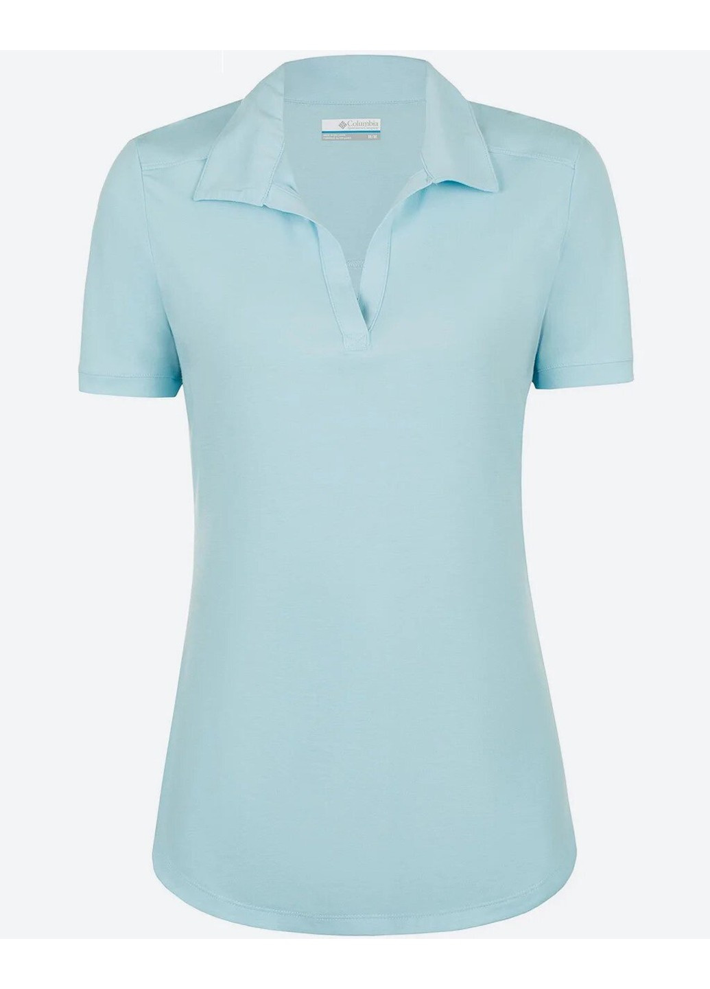 Голубой женская футболка-1885581-490 xl рубашка-поло женское essential elements голубой р.xl Columbia