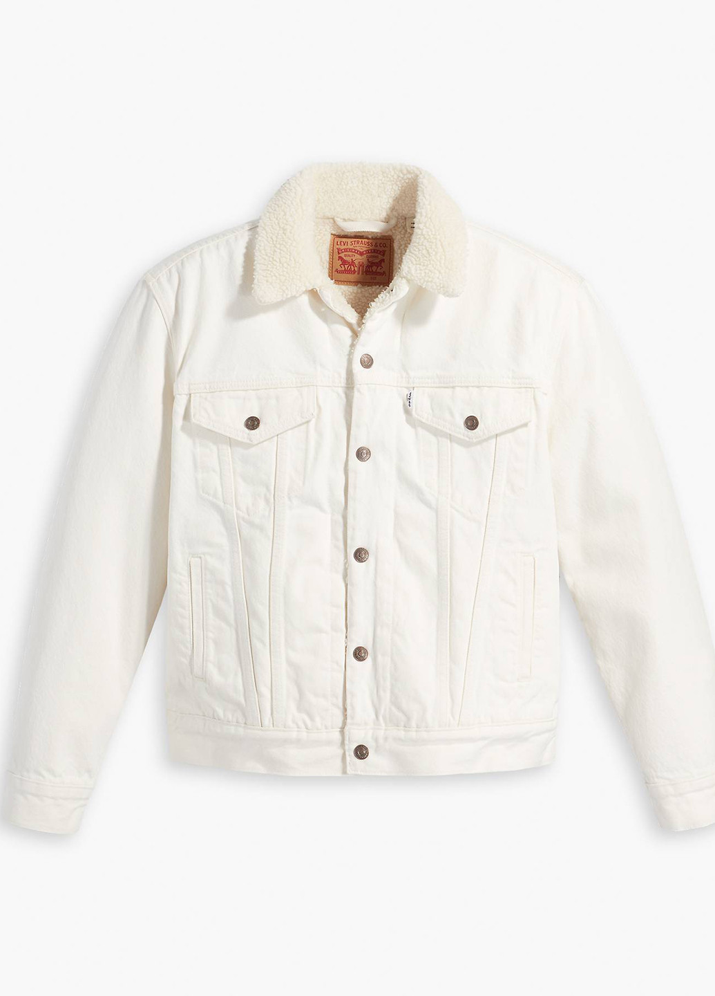 Белая зимняя куртка Levi's