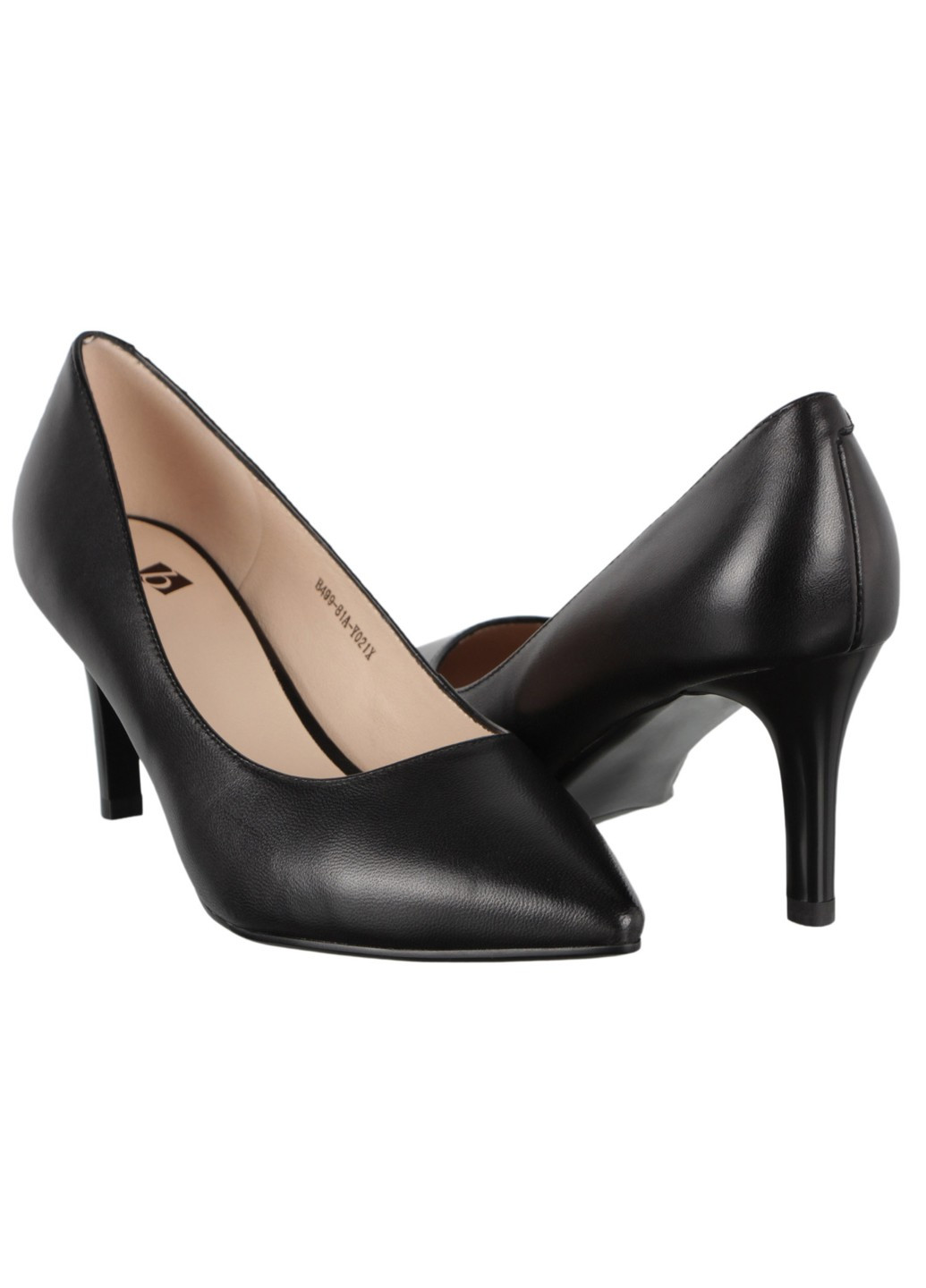 Buts Женские туфли на каблуке 198389 черный з натуральная кожа, — демисезон (253403902)
