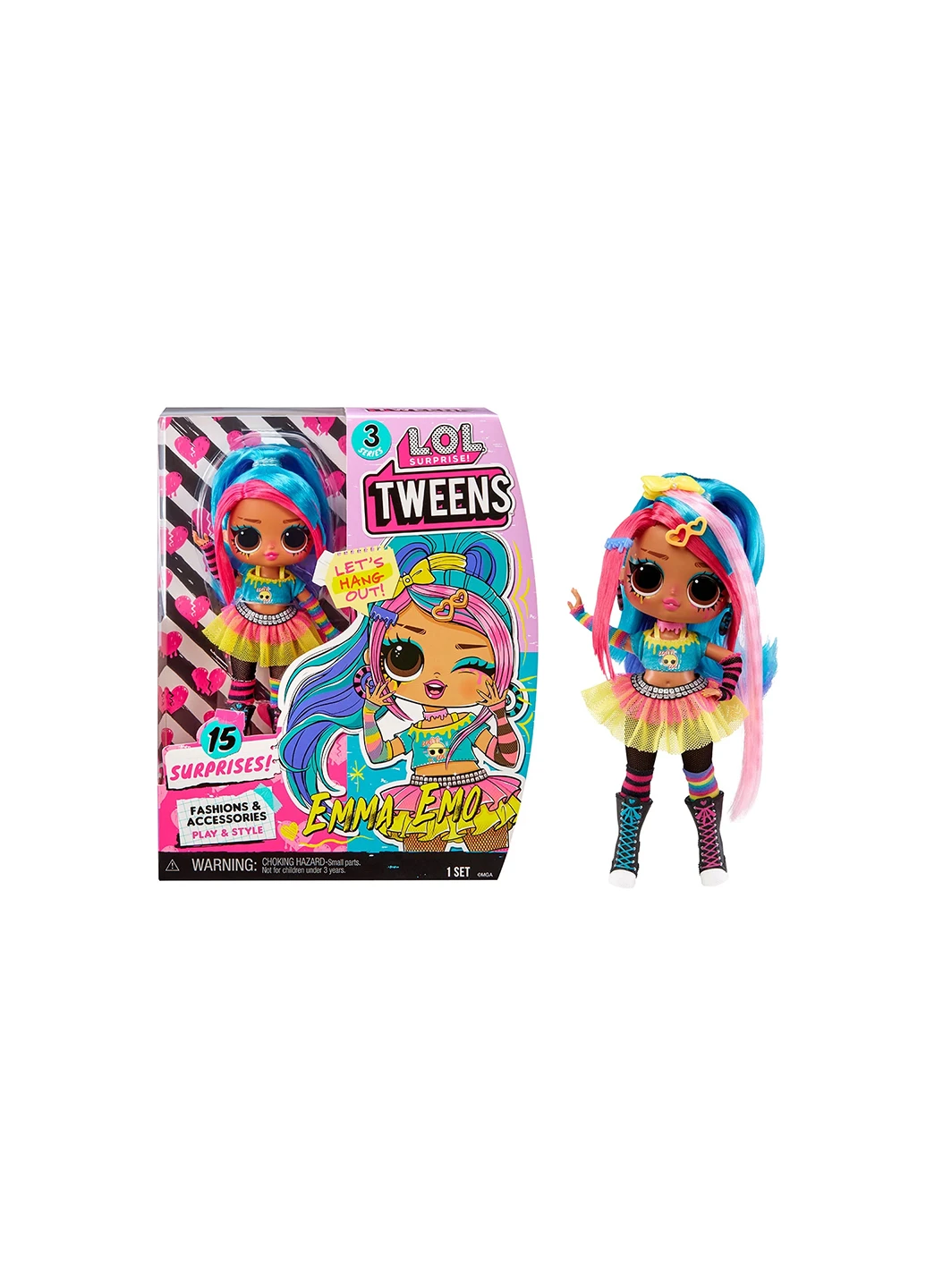 Игровой набор с куклой серии Tweens S3 - Эмма Эмо L.O.L. Surprise! 584070 (255292206)