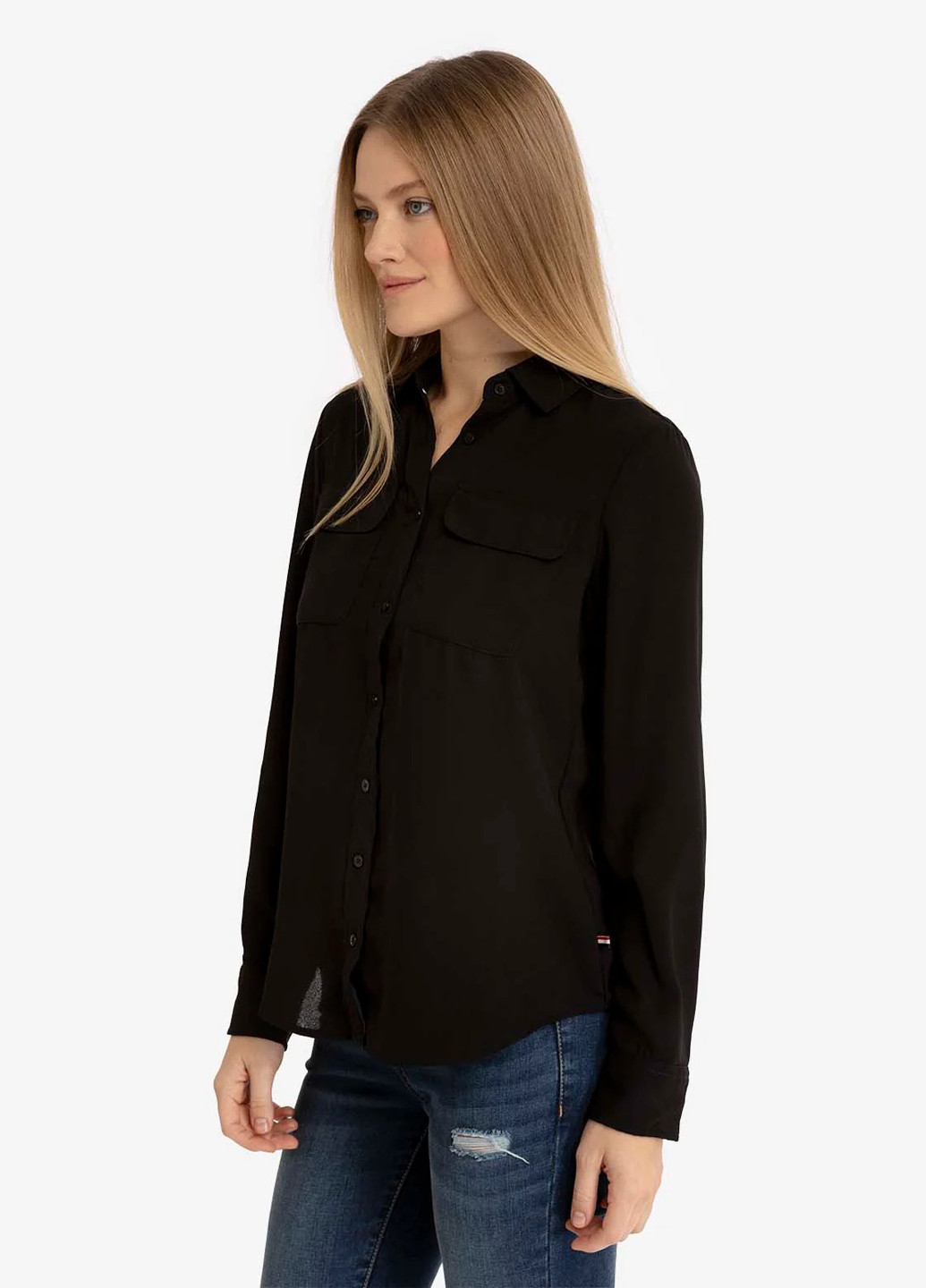 Чёрная блуза U.S. Polo Assn.