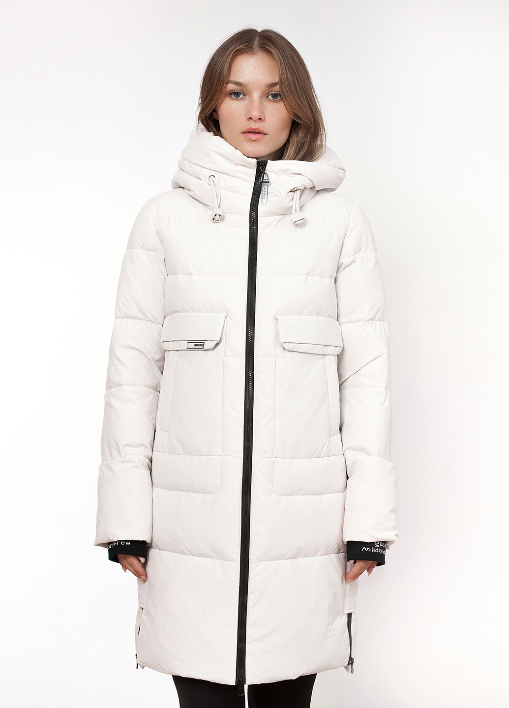 Молочна зимня куртка куртка-пальто Peercat