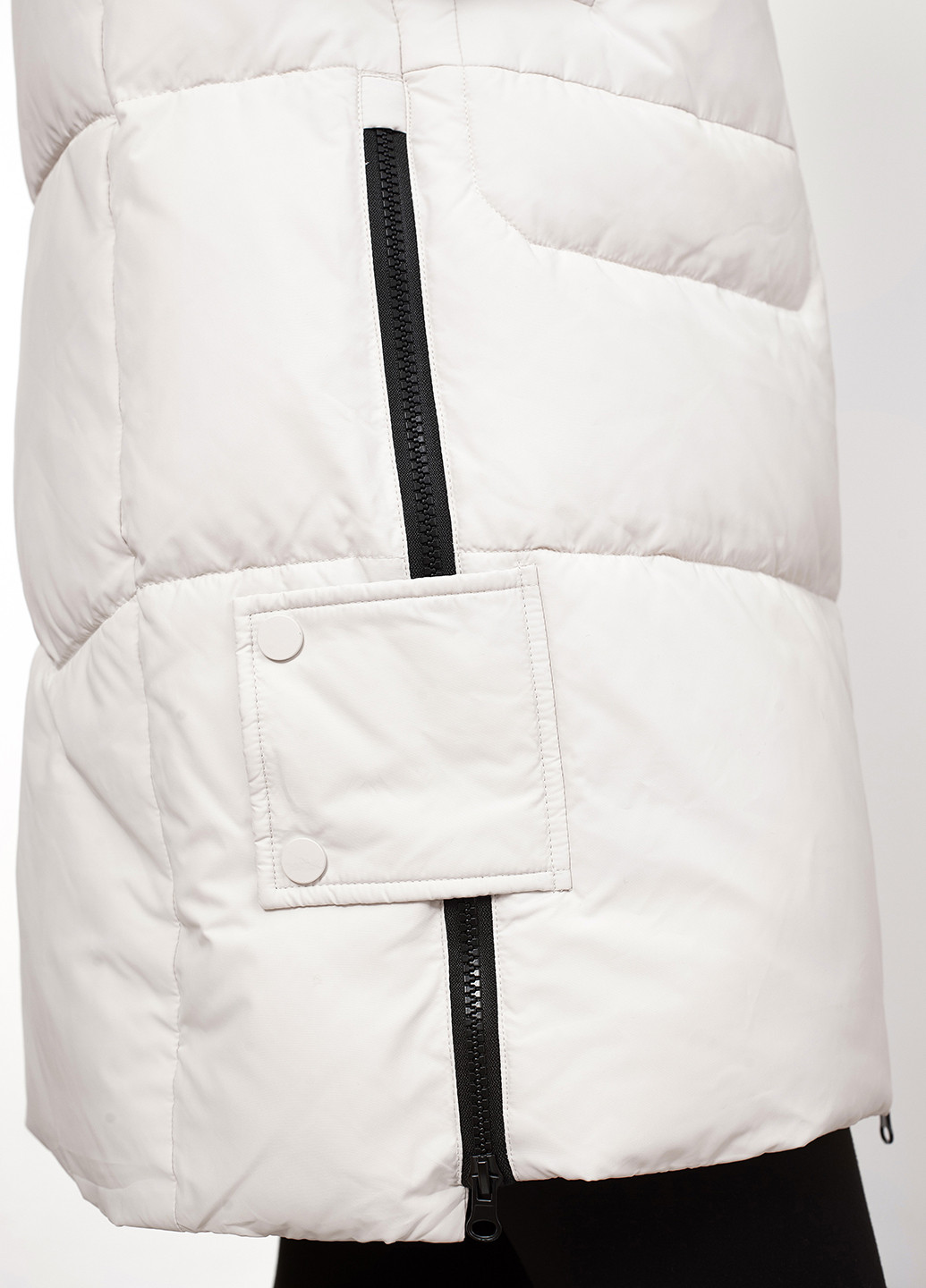 Молочна зимня куртка куртка-пальто Peercat