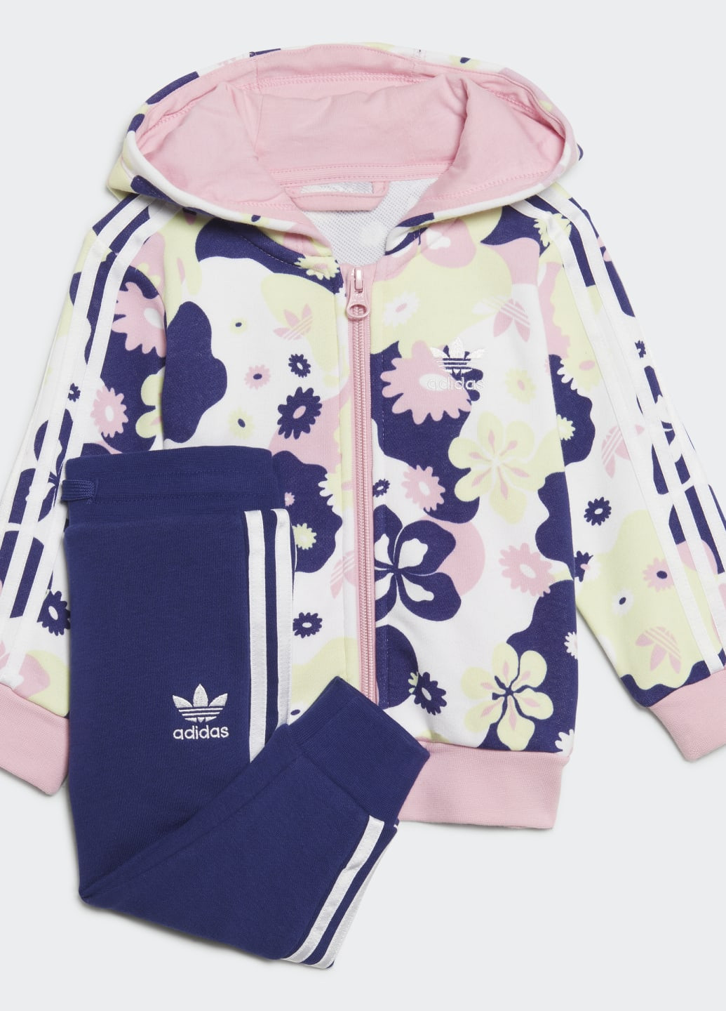 Комплект: худі та штани Flower Print adidas (256249525)