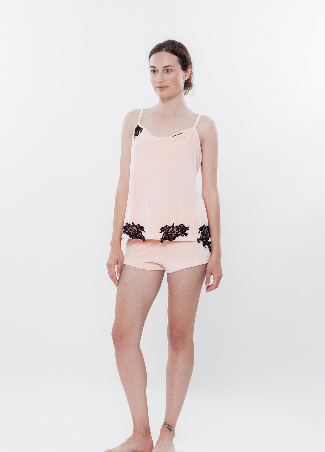 Помаранчева всесезон піжама жіноча xl персикова 0381 Effetto