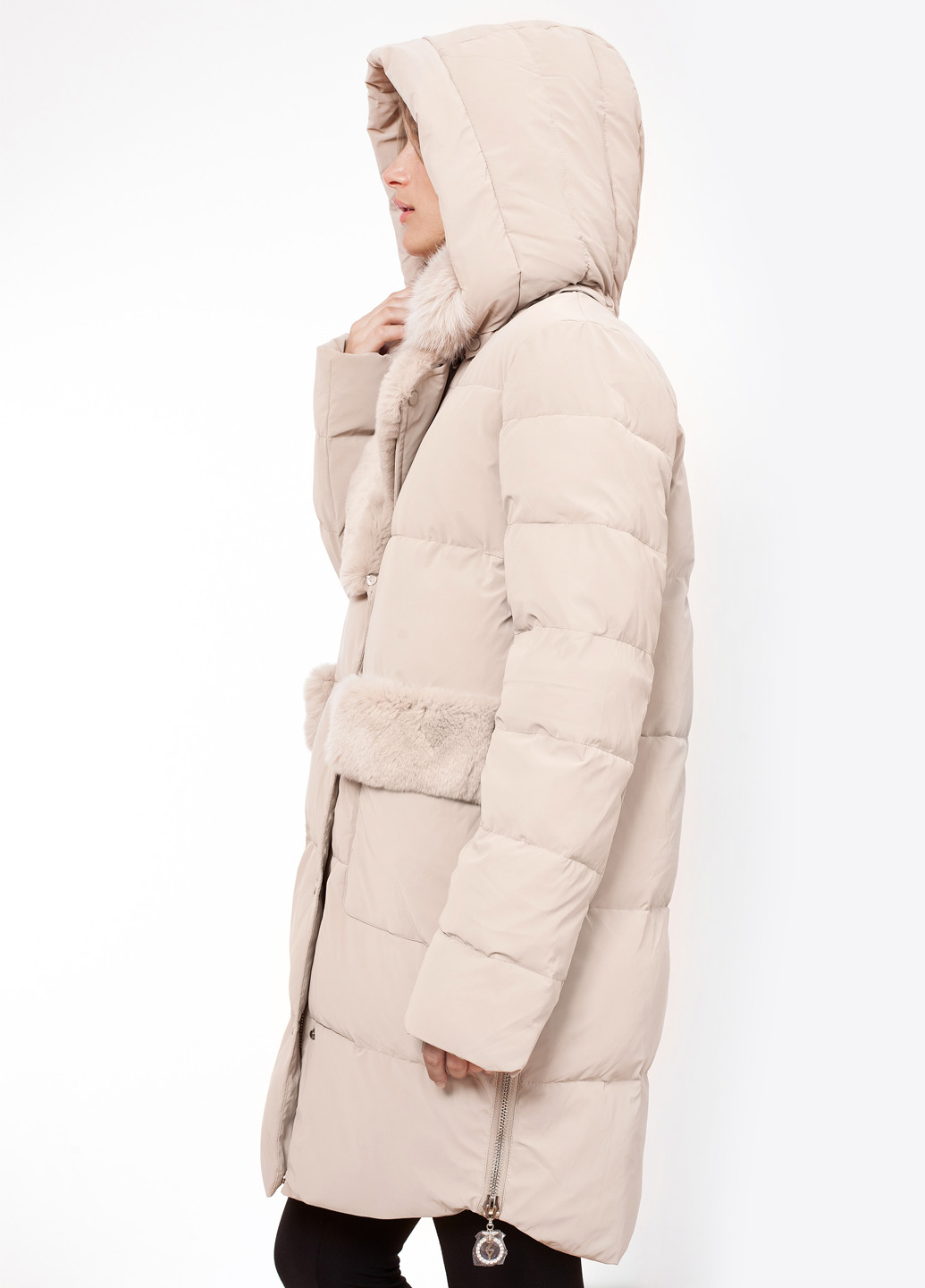 Айворі зимня куртка куртка-пальто ZLLY
