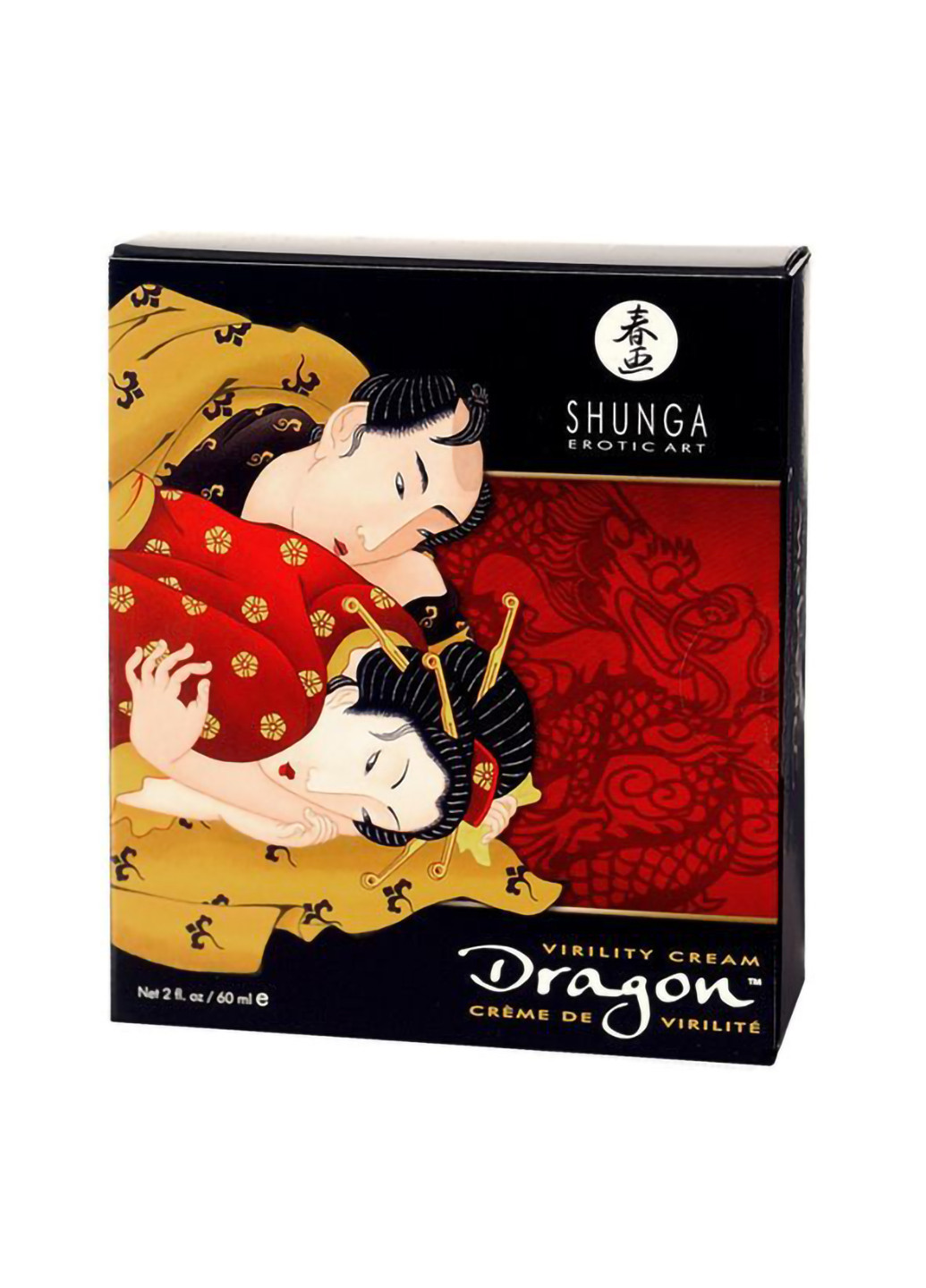 Стимулирующий крем для пар Dragon Cream (60 мл), эффект тепло-холод и покалывание Shunga (254152388)