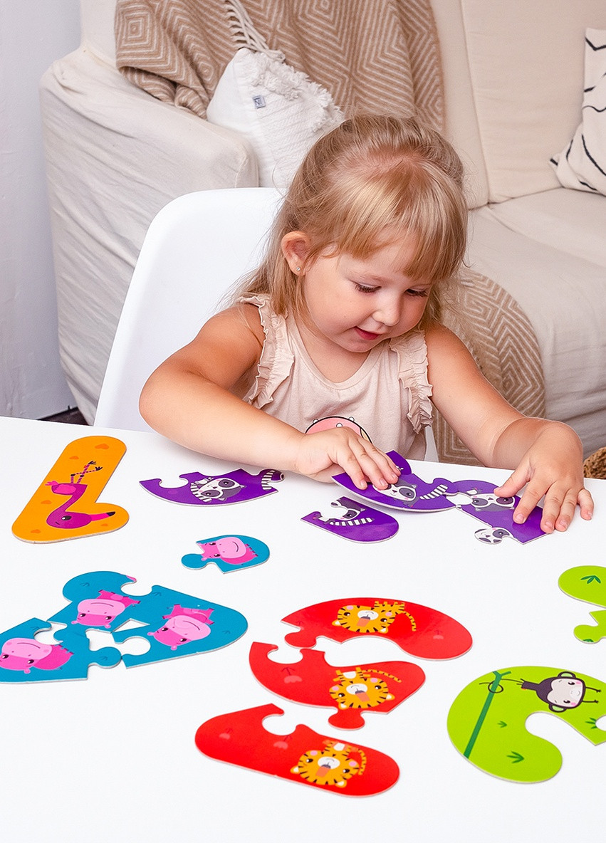 Максі пазли «Fisher-Price. Мої перші цифри» VT1711-07 (укр) Vladi toys (255345018)