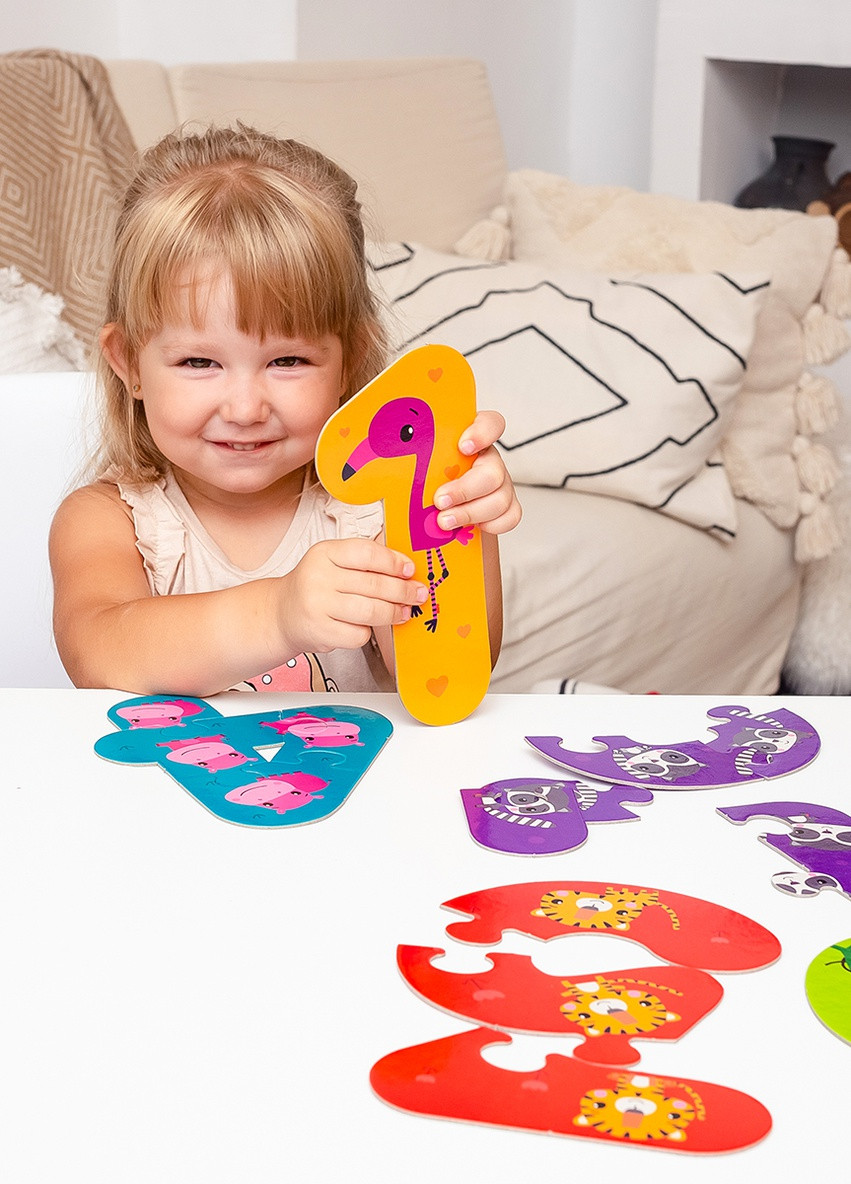 Максі пазли «Fisher-Price. Мої перші цифри» VT1711-07 (укр) Vladi toys (255345018)