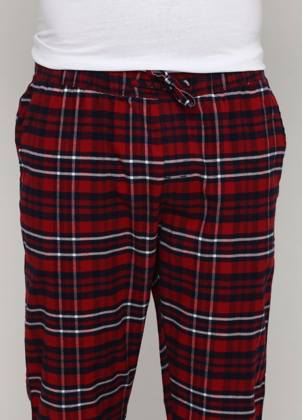 Красные домашние демисезонные прямые брюки H&M
