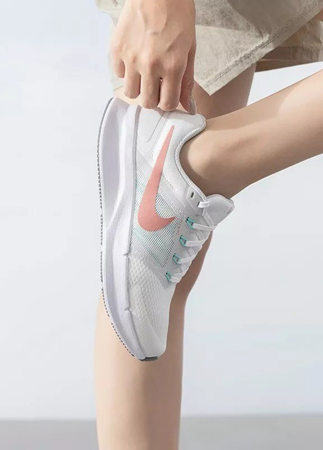 Кроссовки Nike Run Swift 3 молочные демисезоны (336396532)