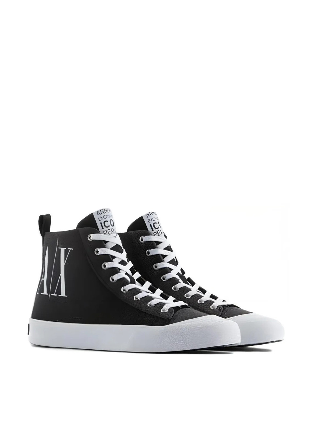 Черные кеды Armani Exchange