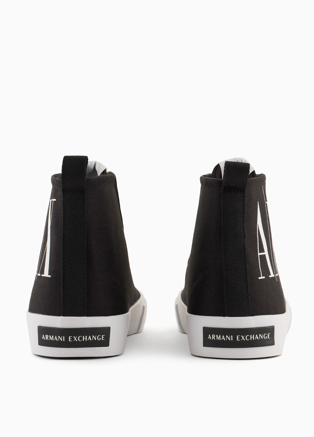 Черные кеды Armani Exchange