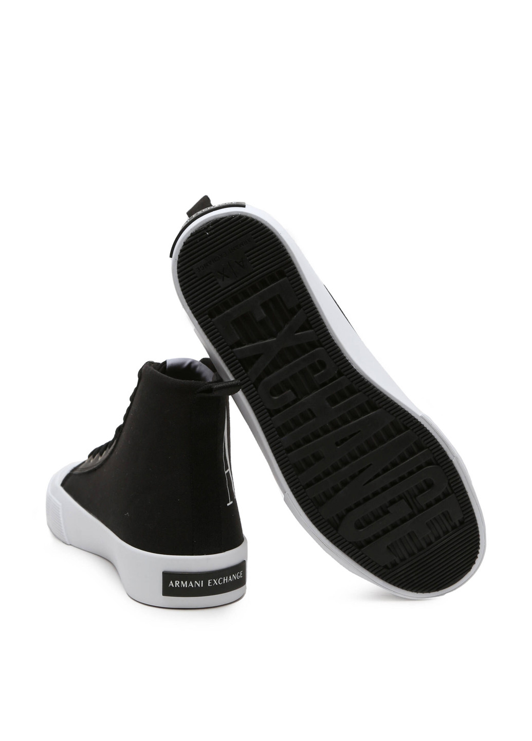 Черные кеды Armani Exchange