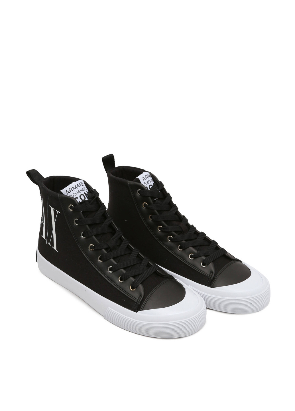 Черные кеды Armani Exchange