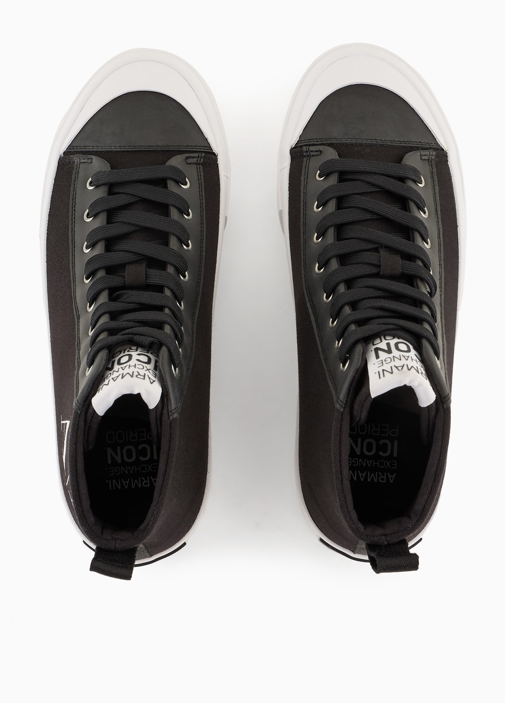 Черные кеды Armani Exchange