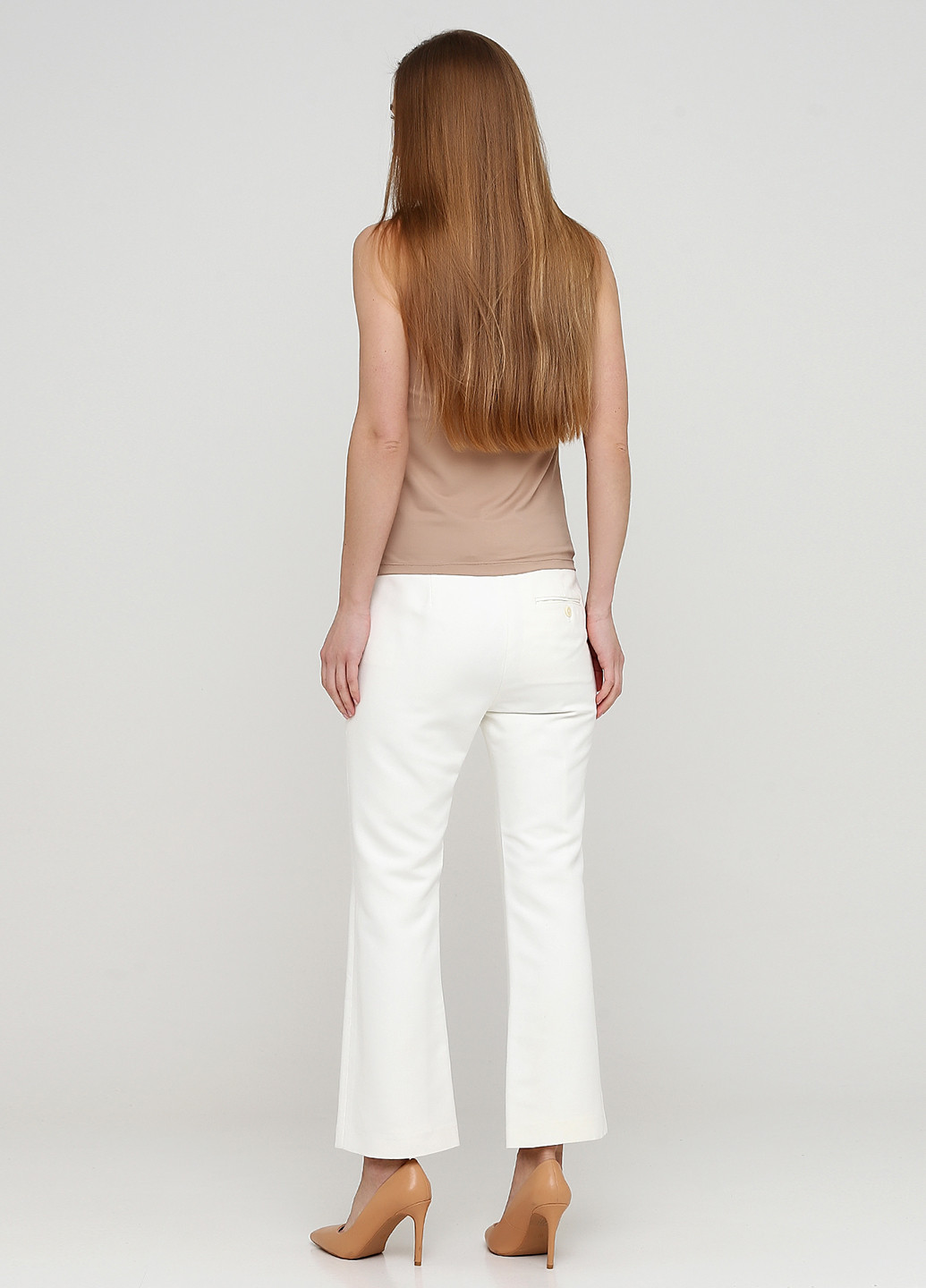 Белые кэжуал летние клеш брюки 3.1 Phillip Lim