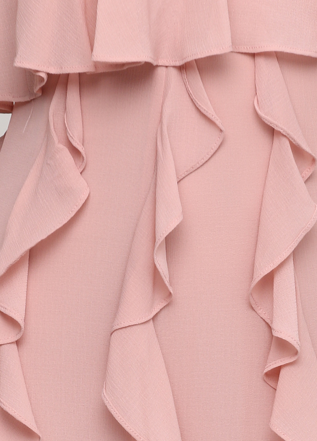 Розовое вечернее платье а-силуэт H&M однотонное