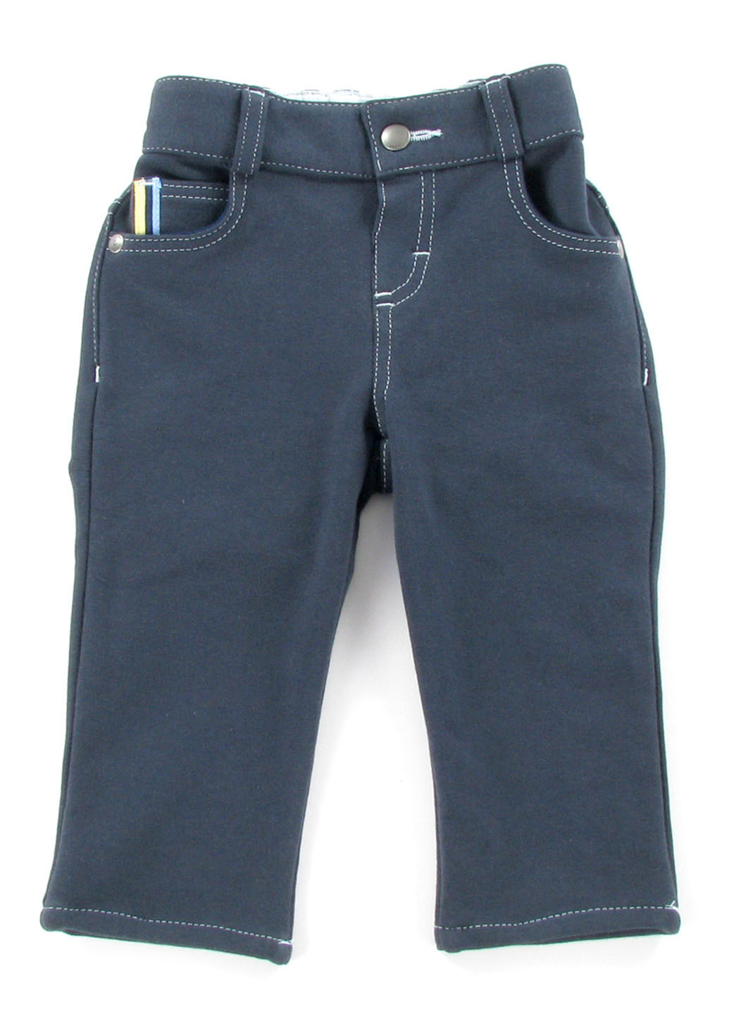 Синие кэжуал демисезонные брюки прямые Wojcik