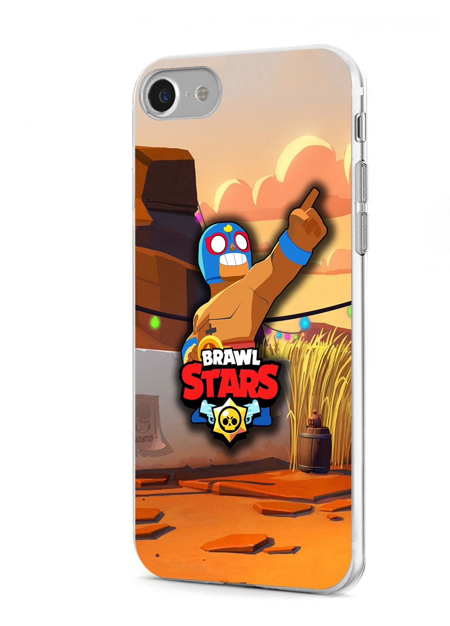 Чохол силіконовий Apple Iphone 7 Ель Прімо Бравл Старс (El Primo Brawl Stars) (17361-1011) MobiPrint (219288681)