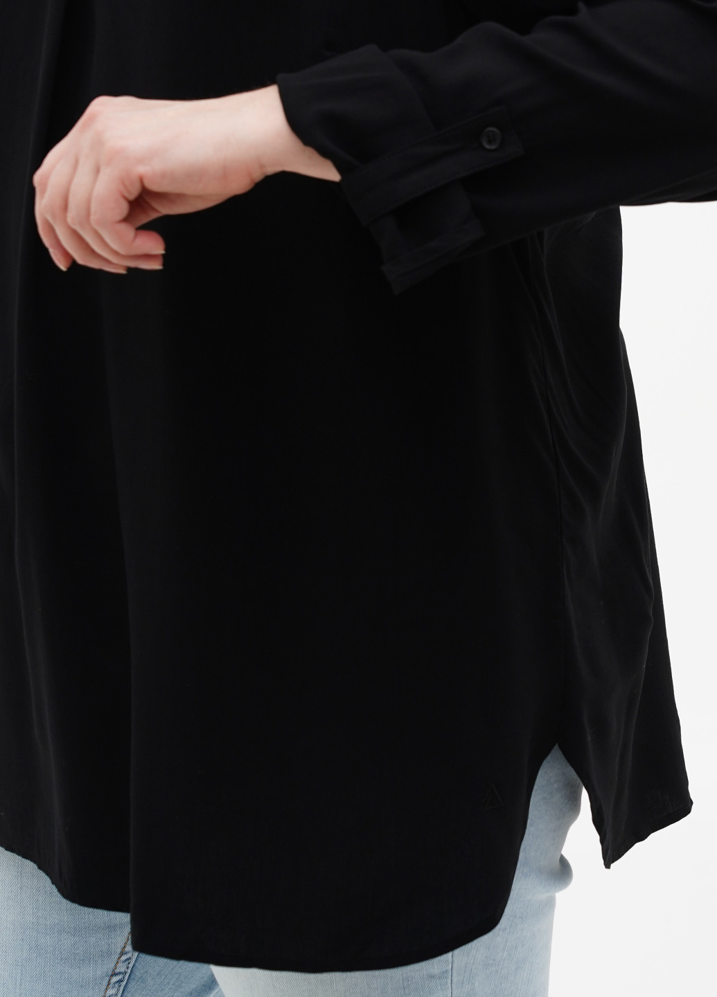 Черная демисезонная блуза S.Oliver