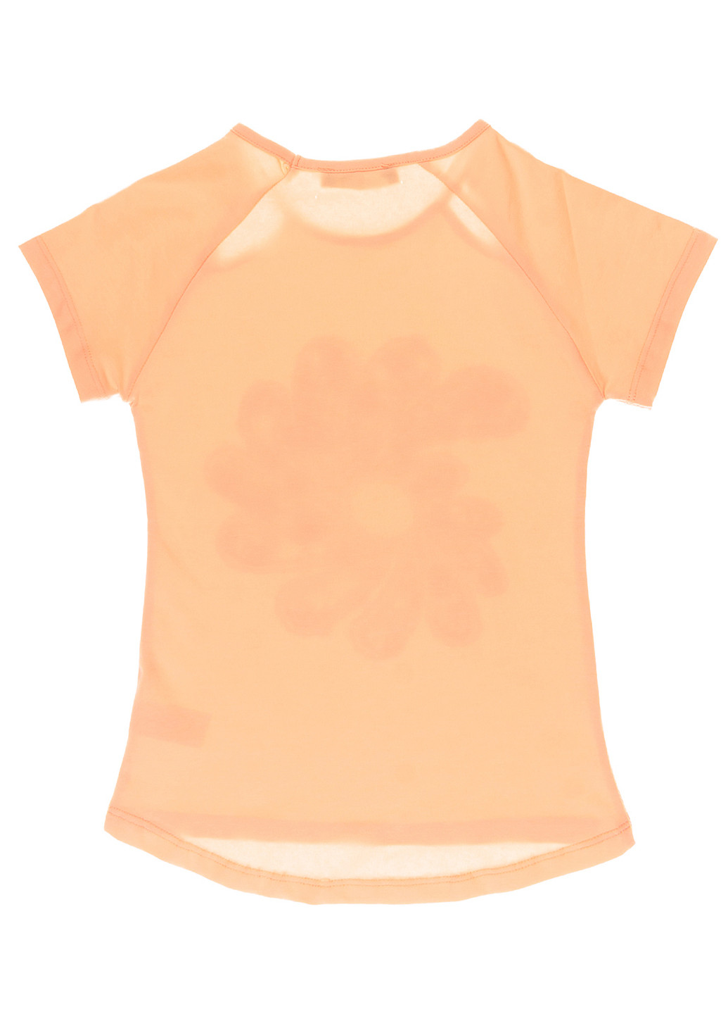 Персиковая летняя футболка с коротким рукавом Cichlid