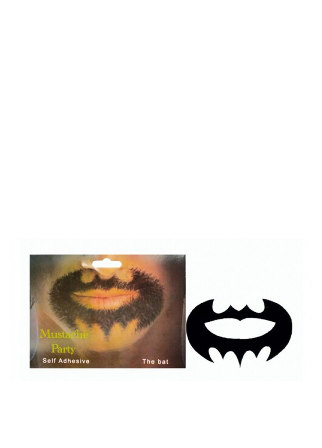 Накладні вуса Бетмен, 11х7 см Seta Decor (286321645)