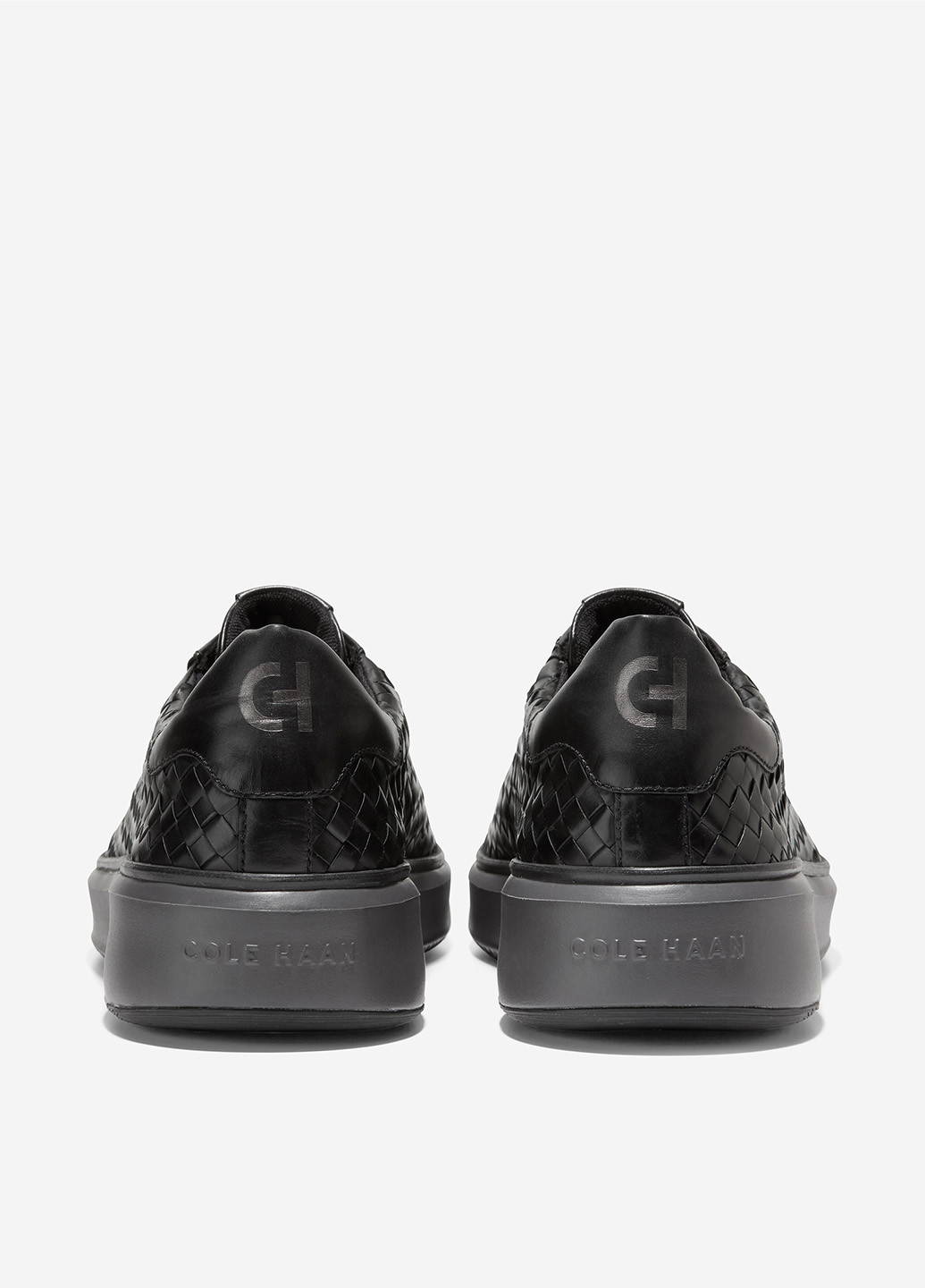 Черные кеды Cole Haan GrandPrø Topspin Woven Lux Sneaker