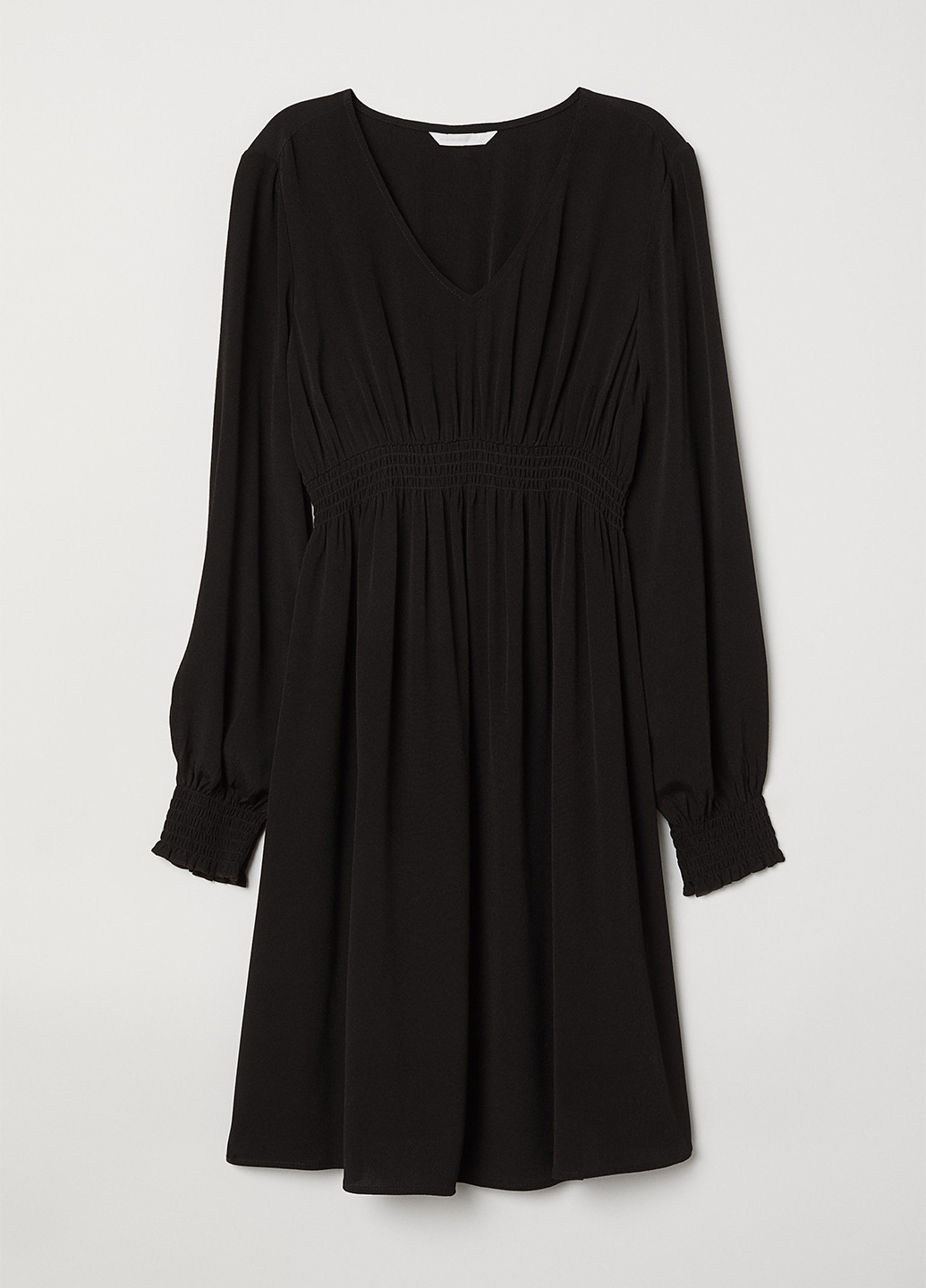 Чорна кежуал плаття для вагітних кльош H&M однотонна