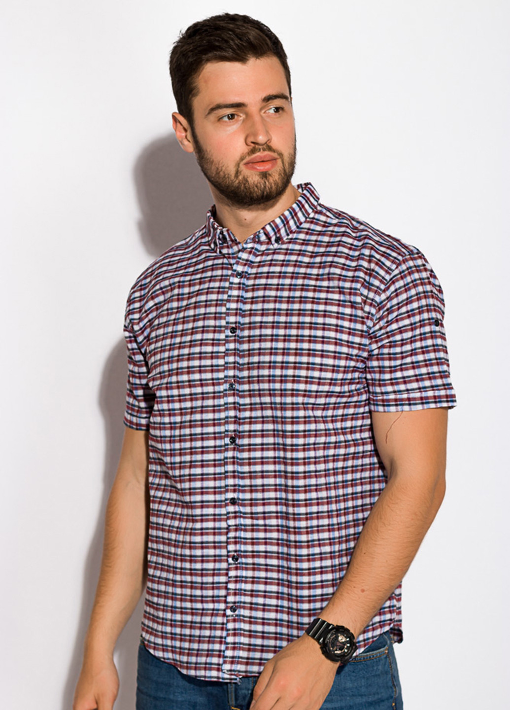 Цветная кэжуал рубашка в клетку Time of Style