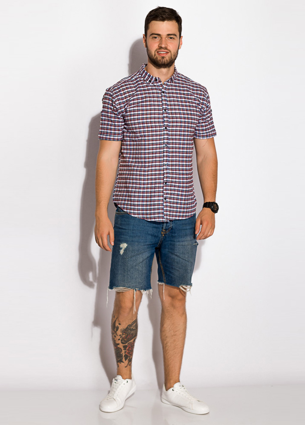 Цветная кэжуал рубашка в клетку Time of Style