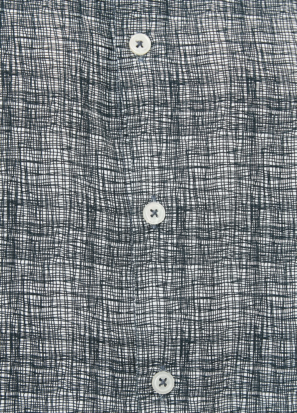 Черная кэжуал рубашка с абстрактным узором KOTON