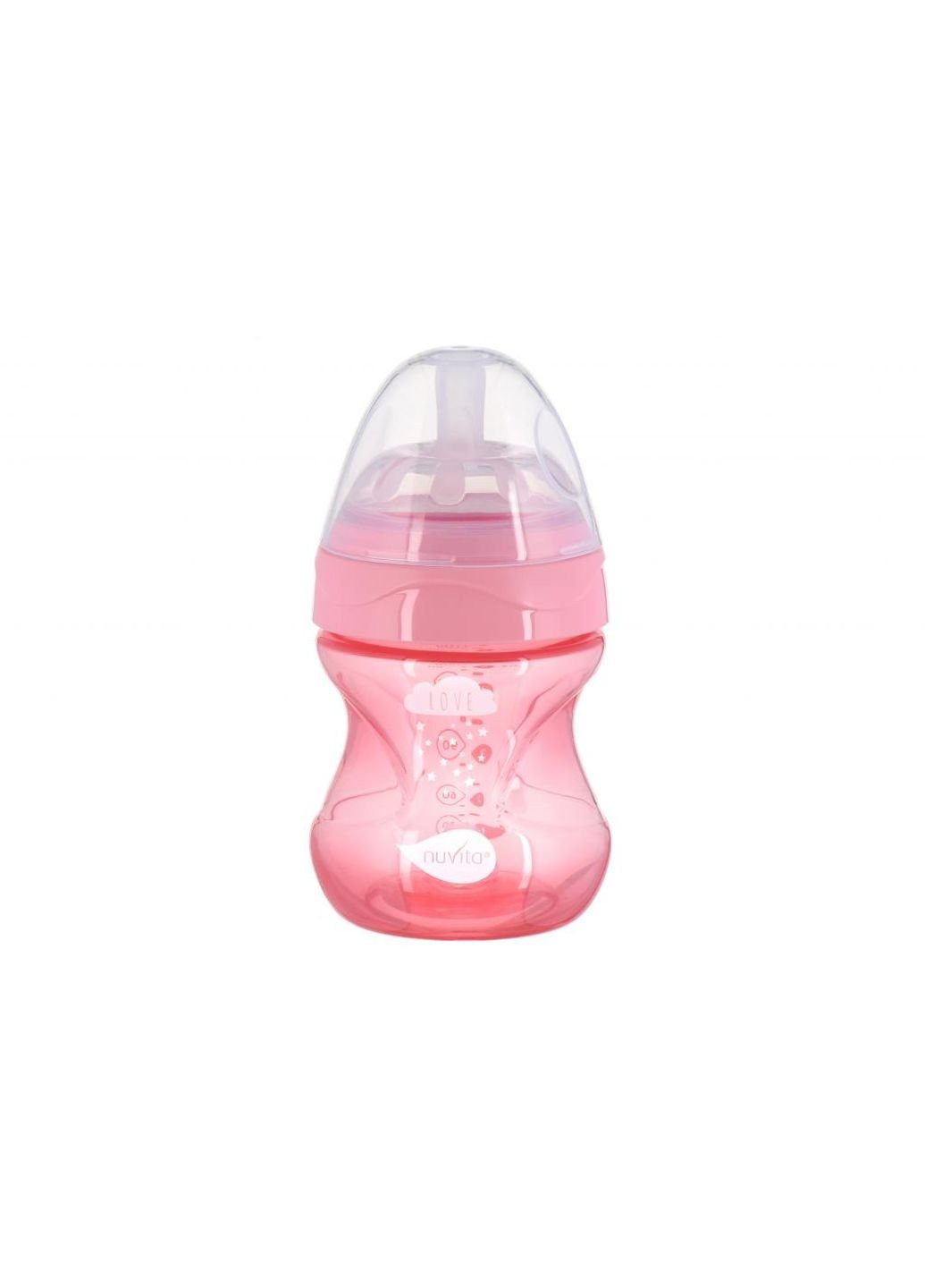 Бутылочка для кормления Mimic Cool 150 мл розовая Nuvita (252248234)