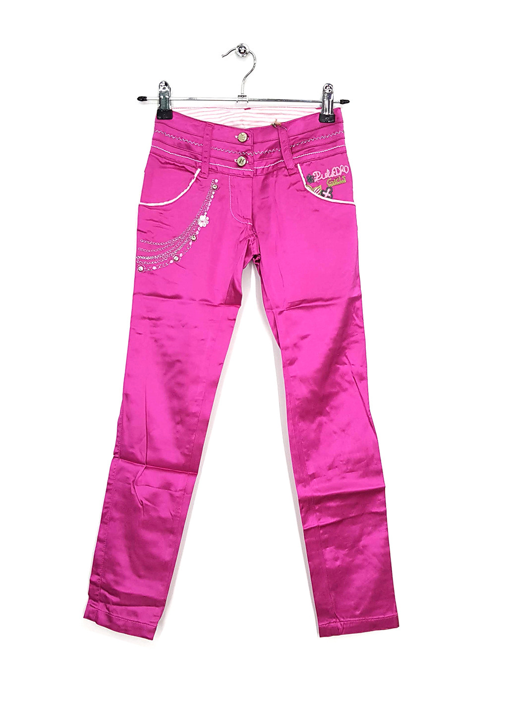 Розовые кэжуал демисезонные брюки Puledro